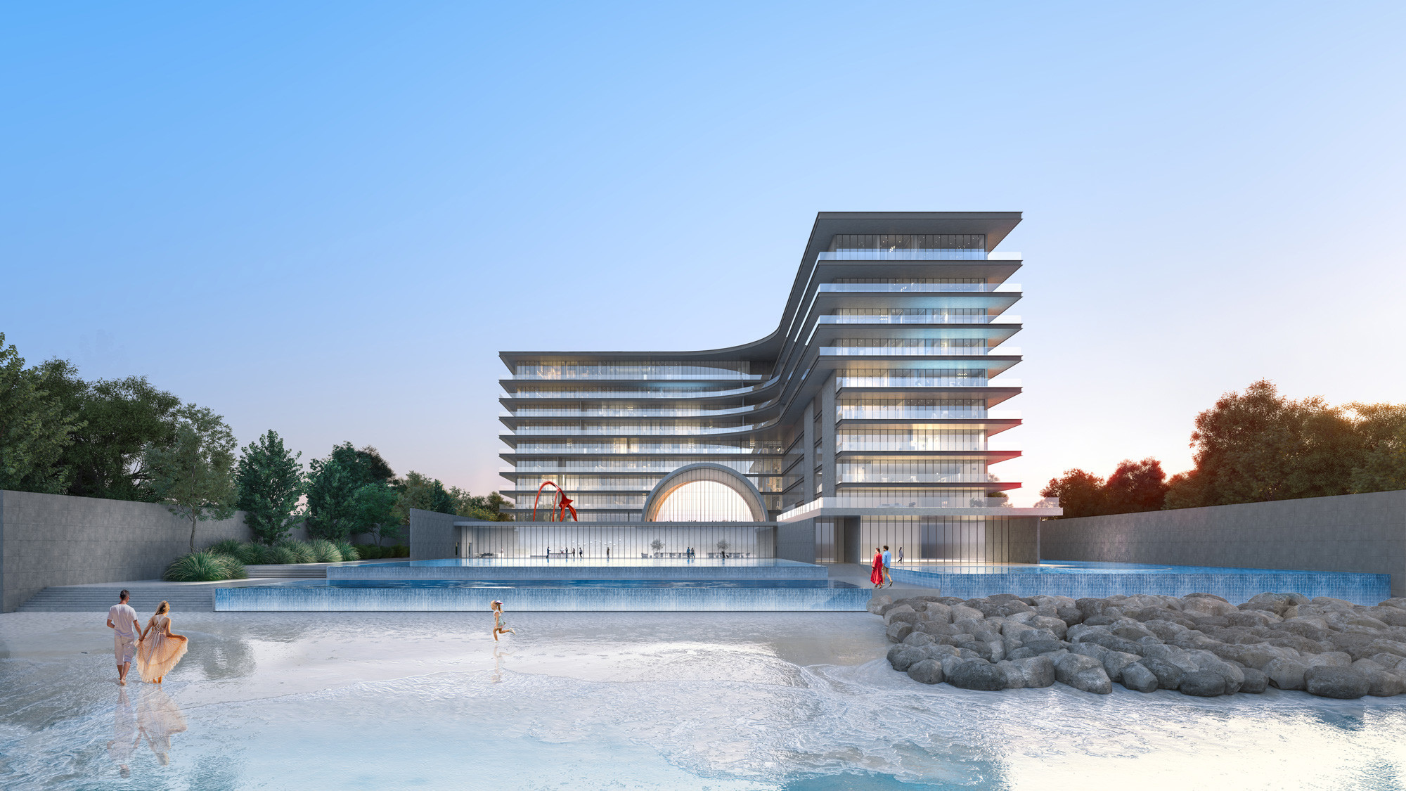 231205-backside-view-07 Armani Beach Residences at Palm Jumeirah