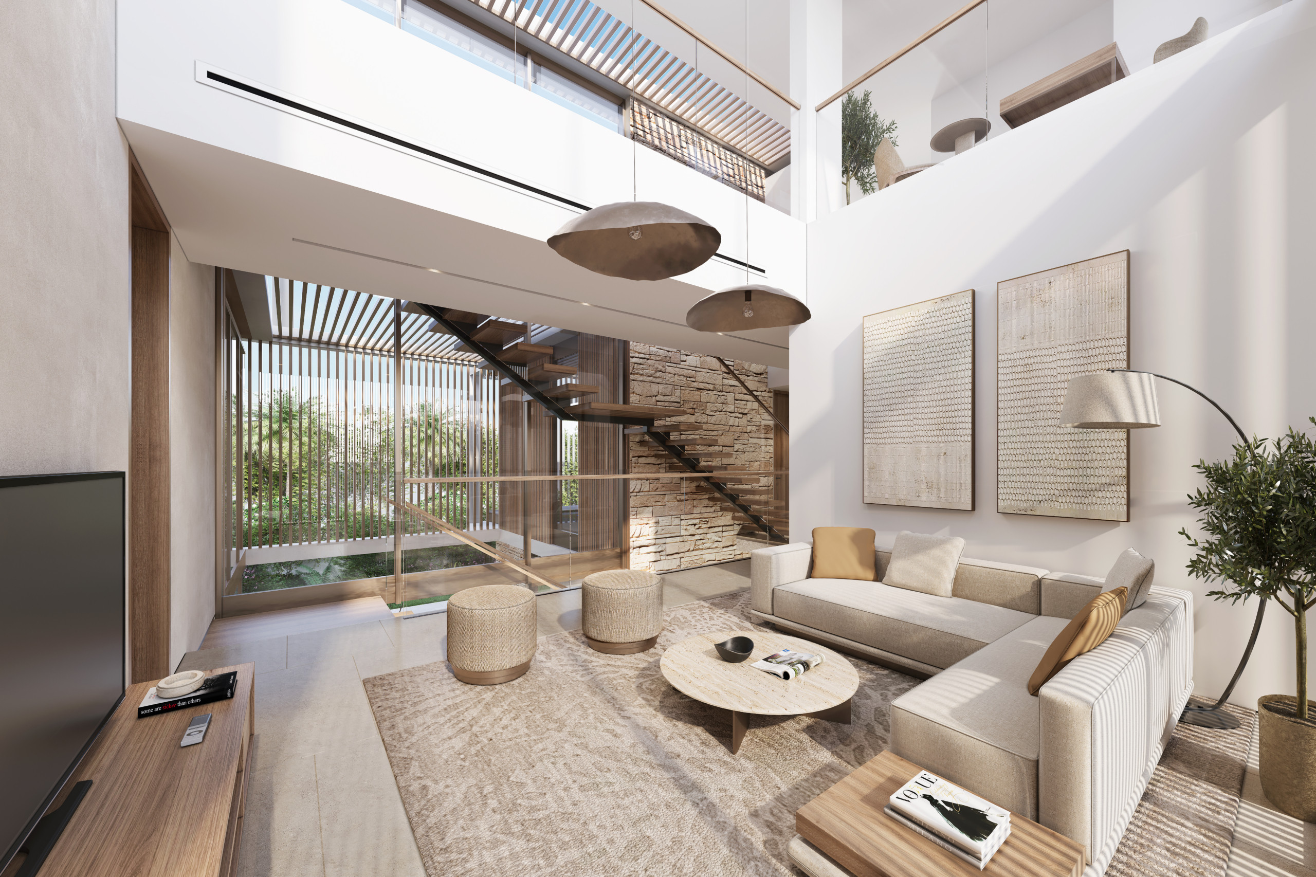 The Acres 5BR FF Living Area The Acres by Meraas