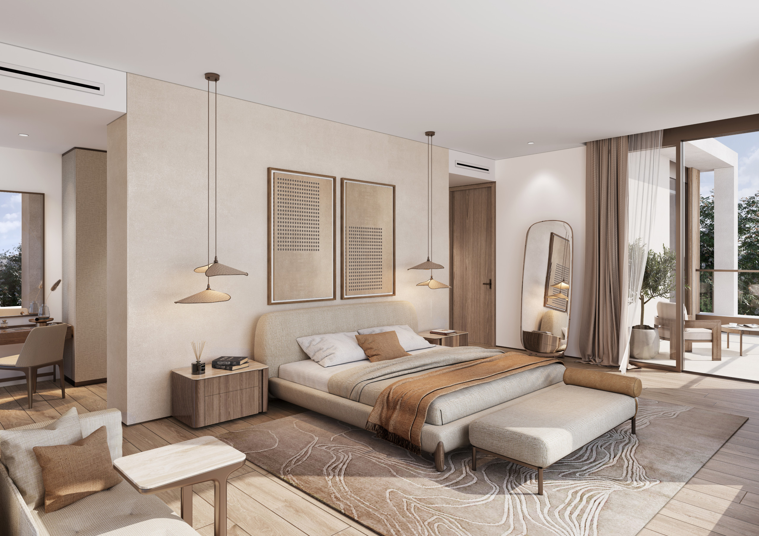 The Acres 5BR Master Bedroom The Acres by Meraas