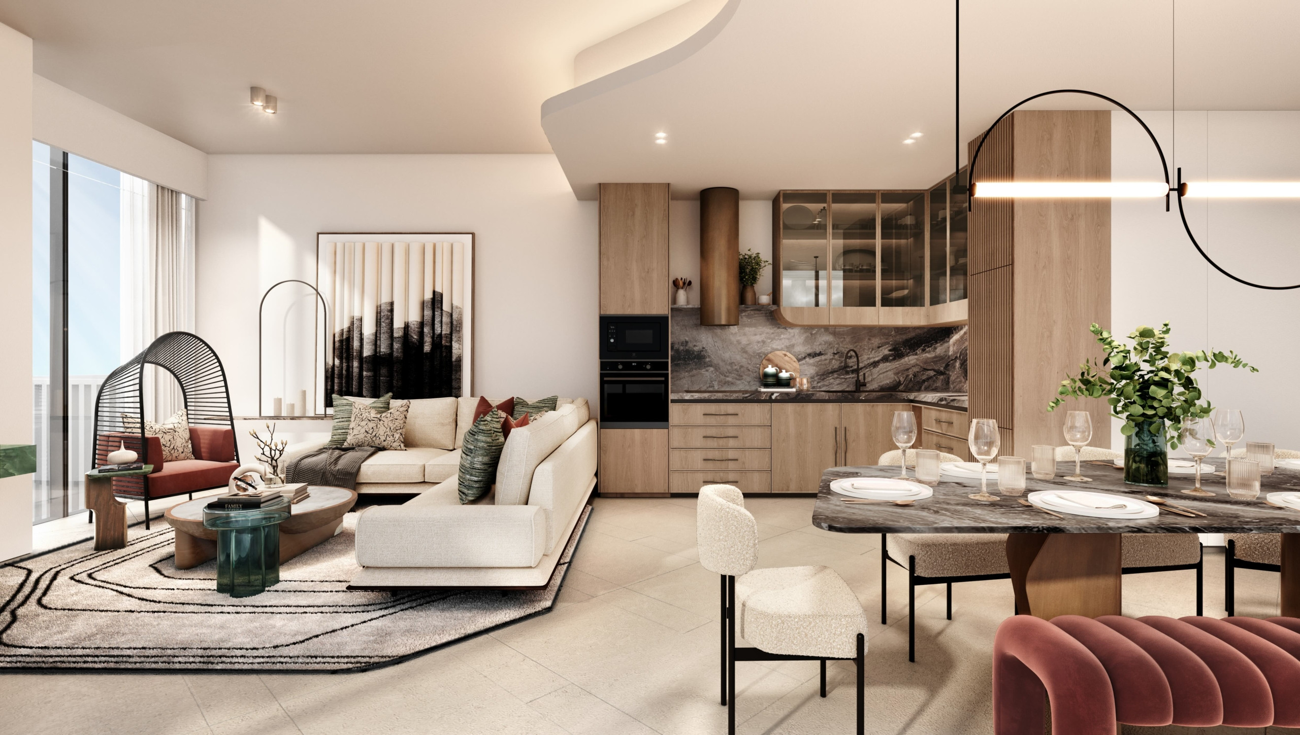 Render_WResidencesJLT_LivingArea1 W Residences