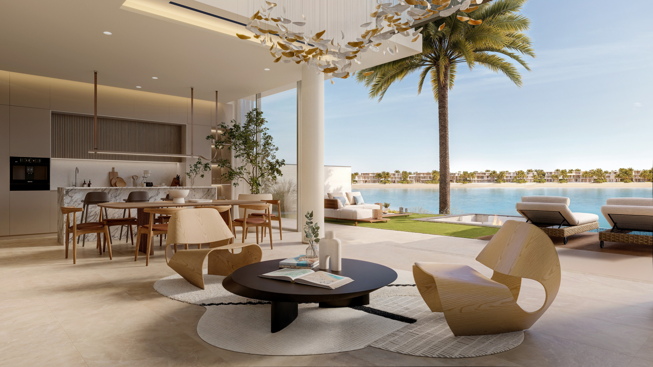 04-BV-A Rendering – Interior Dining_POST Blue Horizon at Palm Jebel Ali