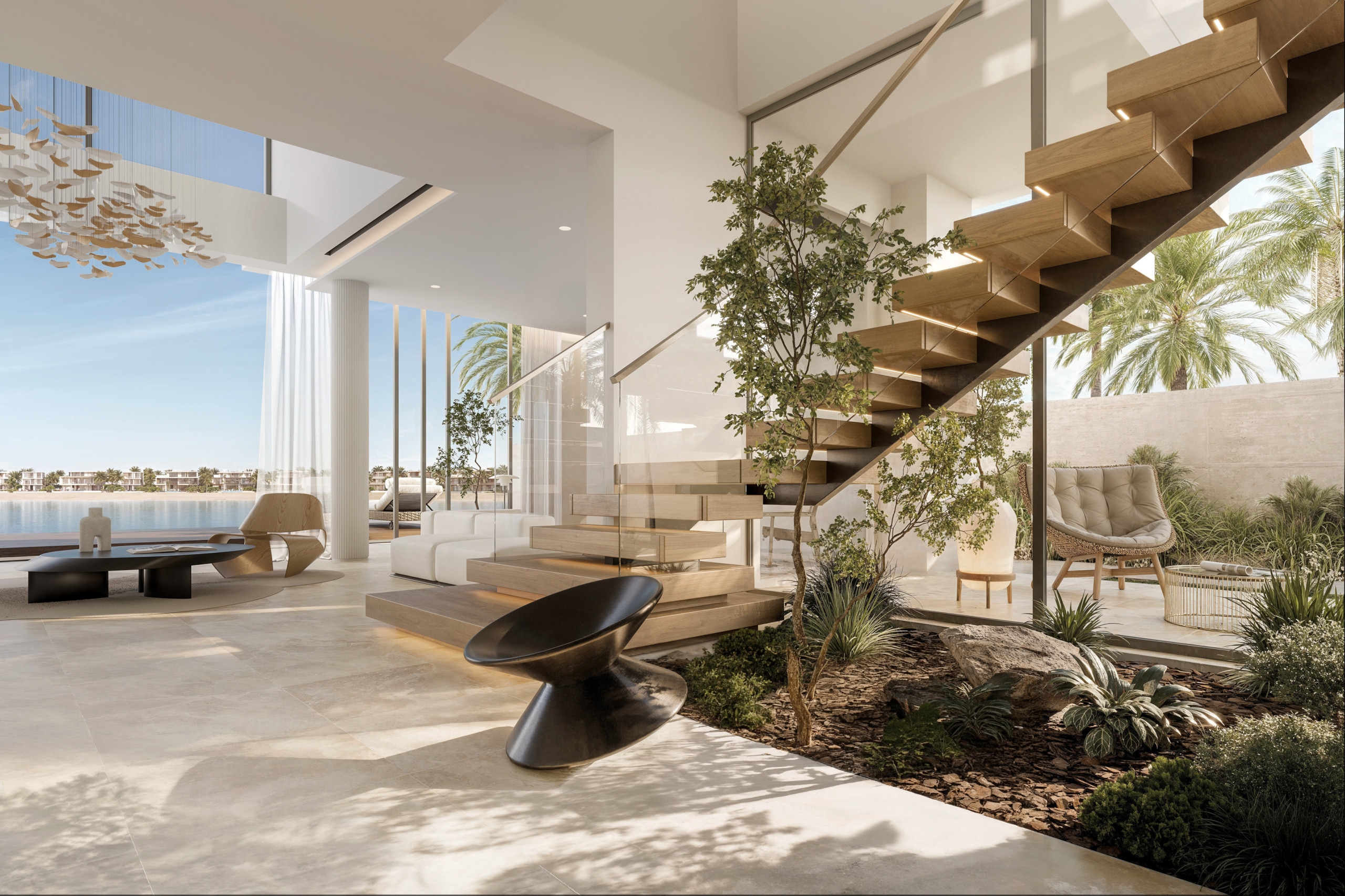 09-BV-A Rendering – Interior Courtyard_REV03_POST Blue Horizon at Palm Jebel Ali