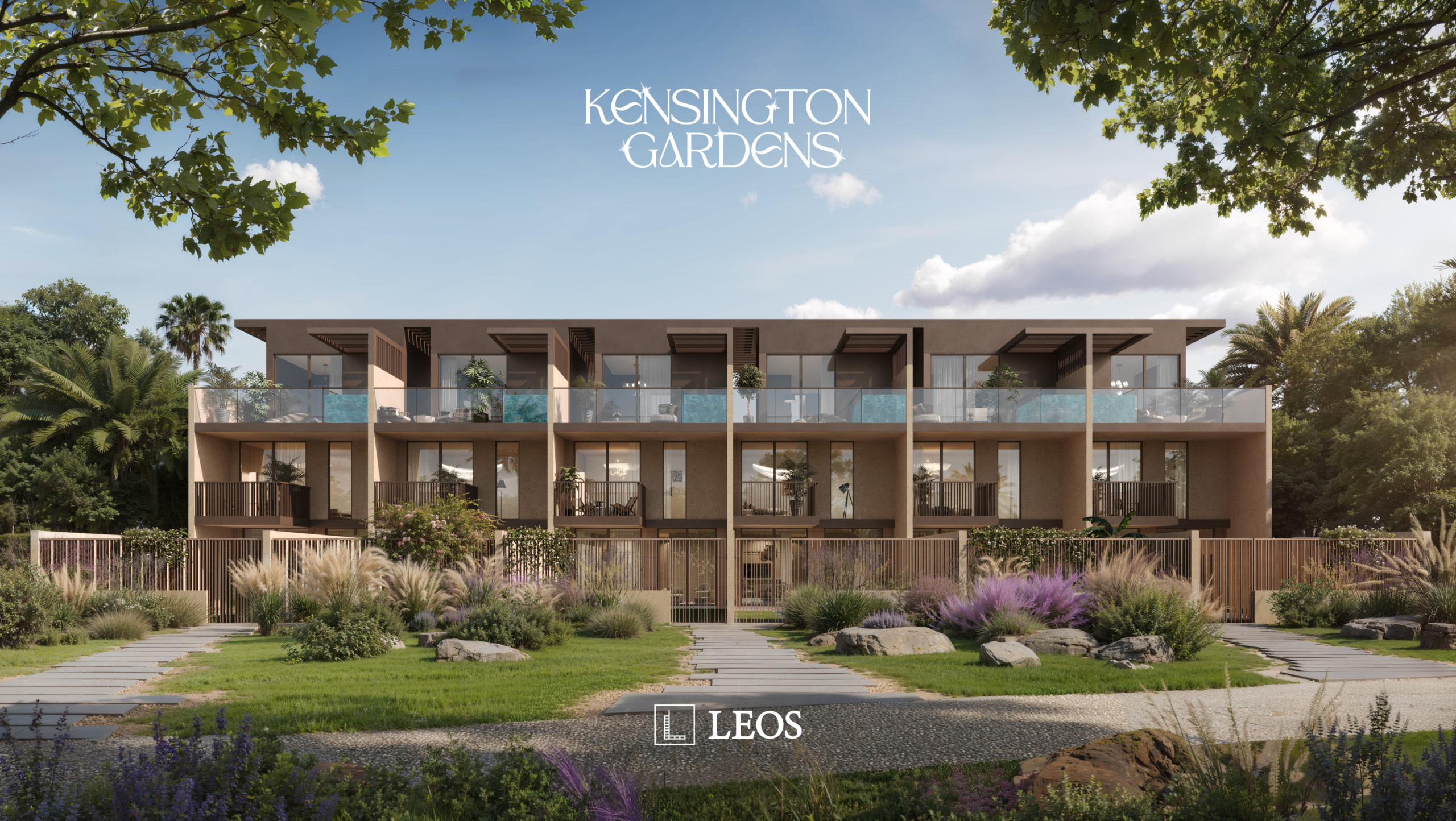 LEOS_KG_3Bed TH type A back view Kensington Gardens