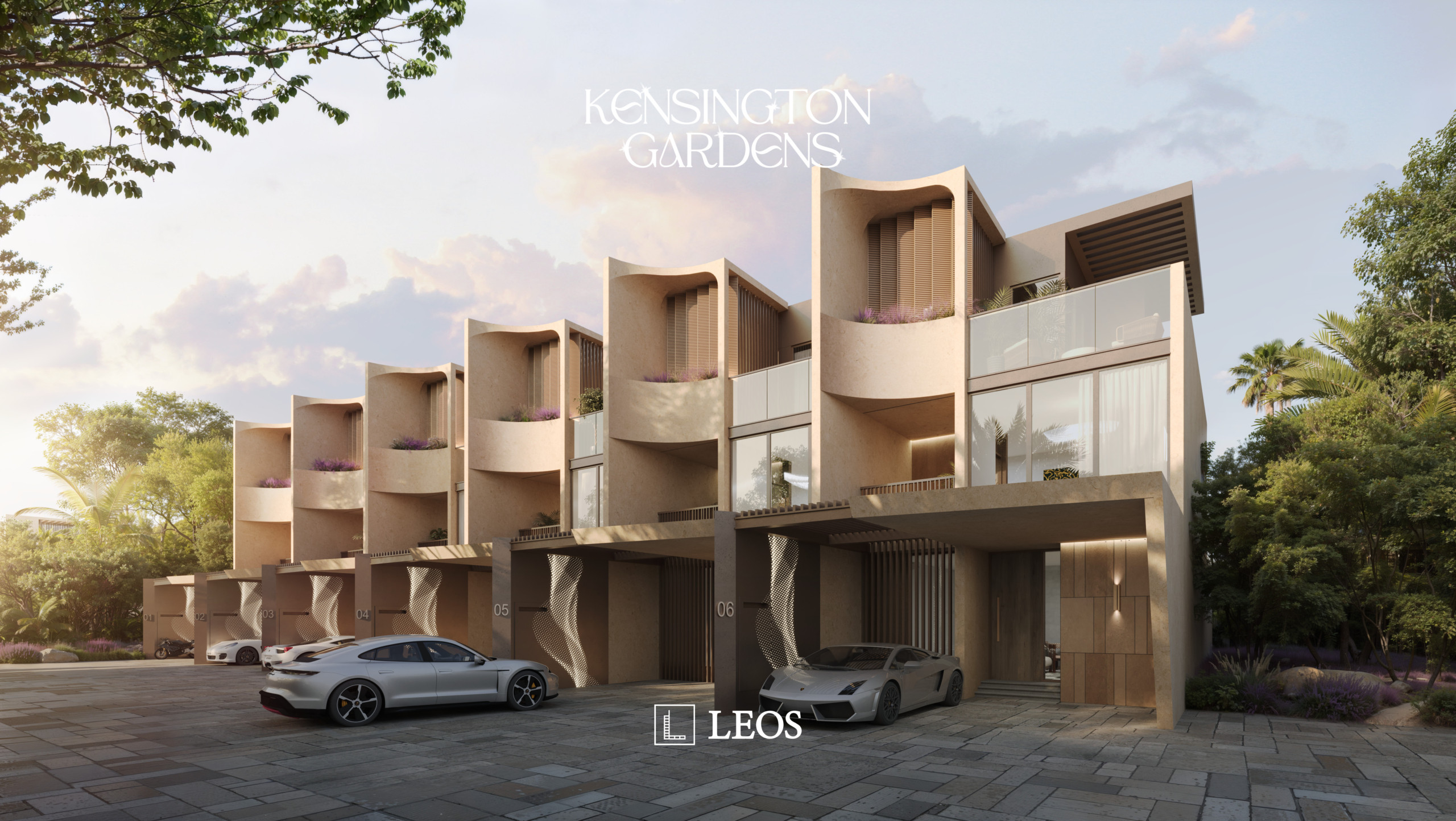 LEOS_KG_3Bed TH type A street view Kensington Gardens