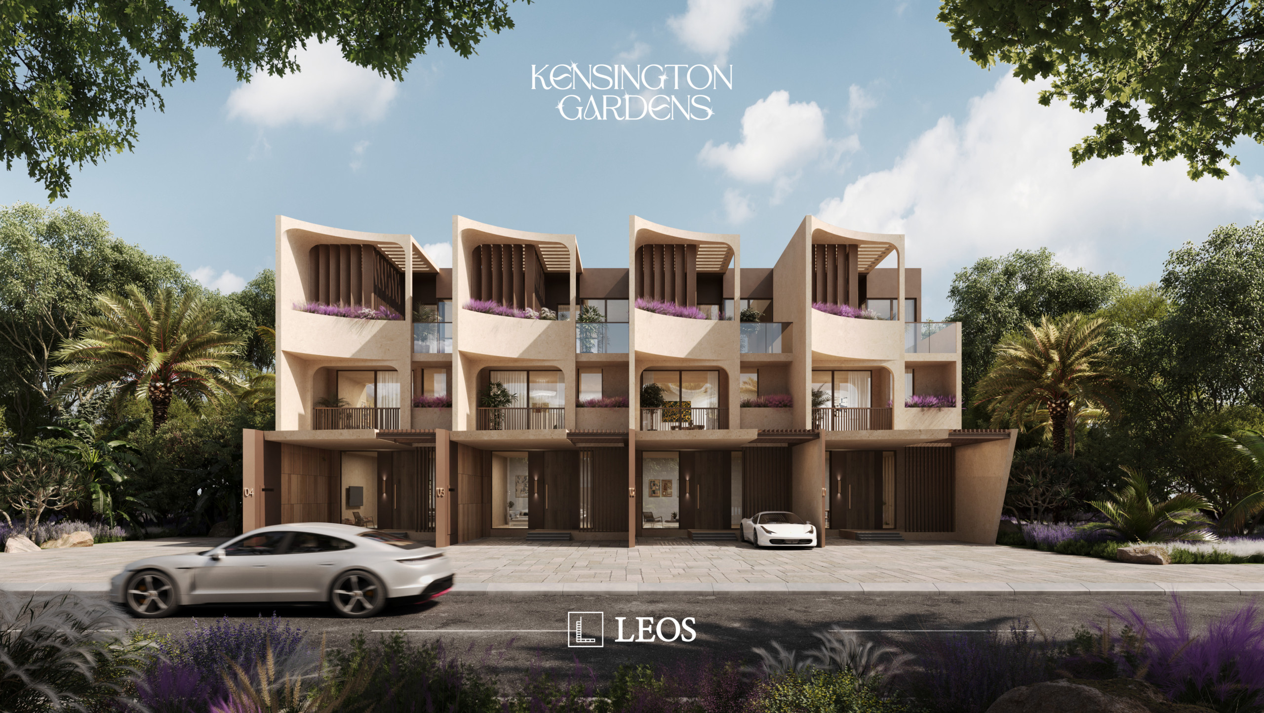 LEOS_KG_4Bed TH type B Front view Kensington Gardens