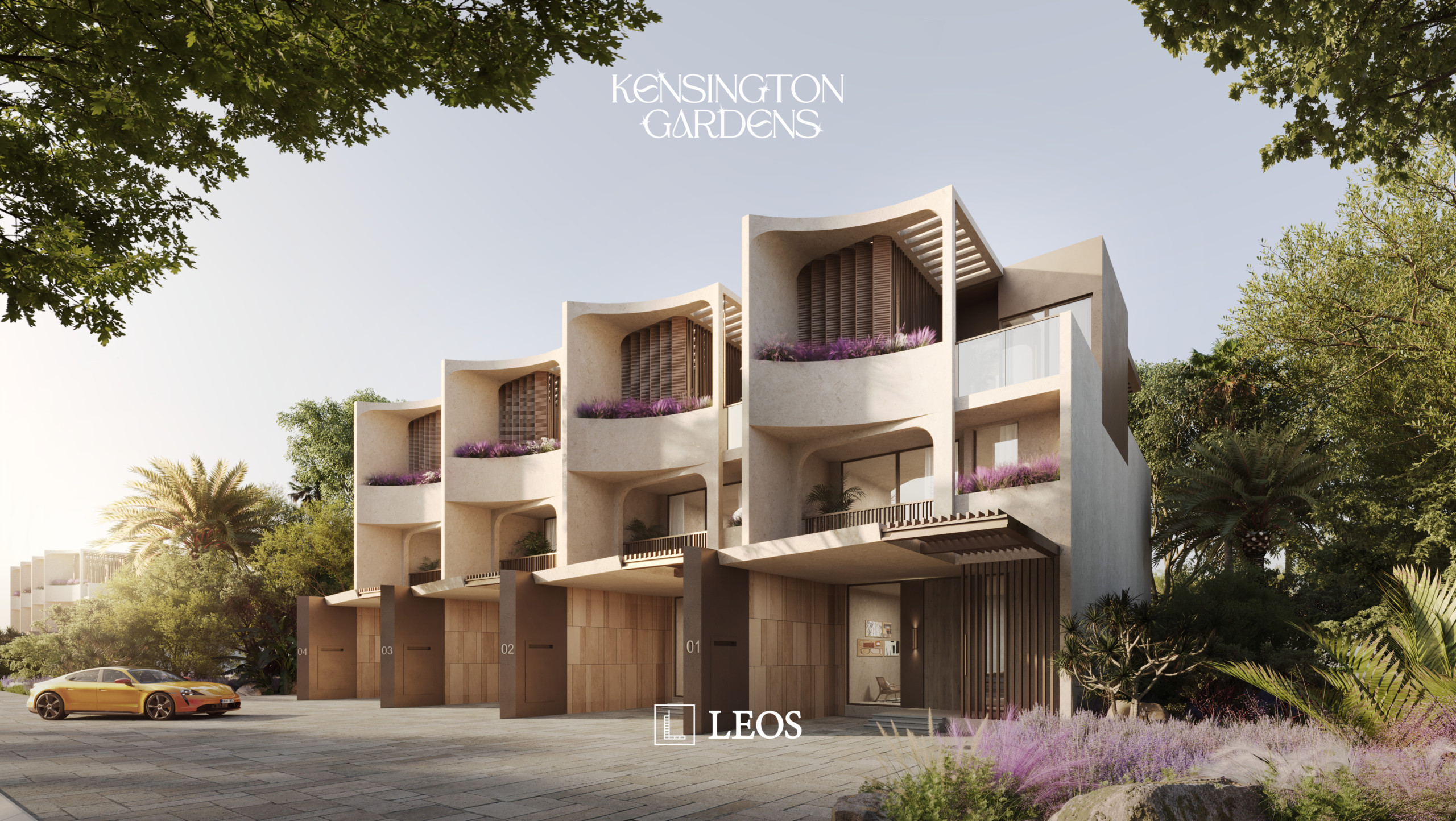 LEOS_KG_4Bed TH type B Street view Kensington Gardens