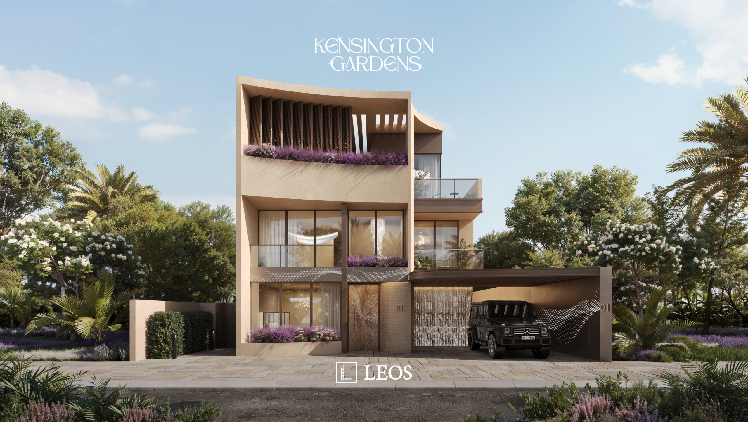 LEOS_KG_6Bed Villa A front view Kensington Gardens