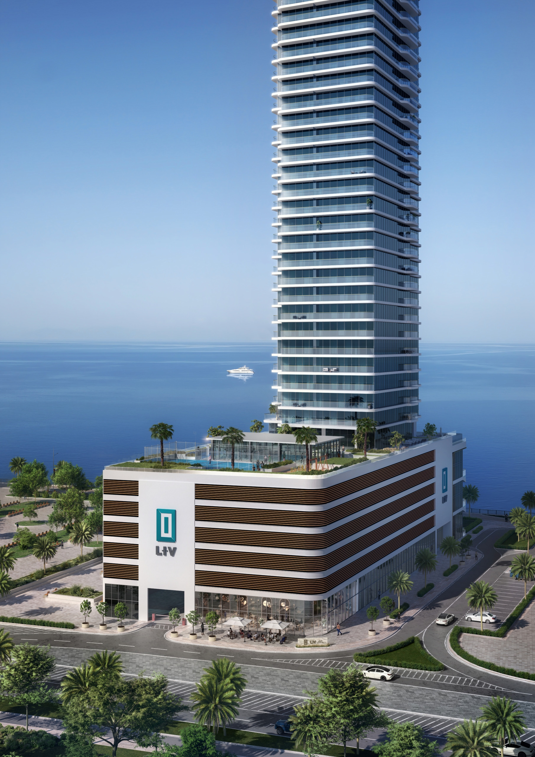 LIV MARITIME Podium & Amenities Deck LIV Maritime