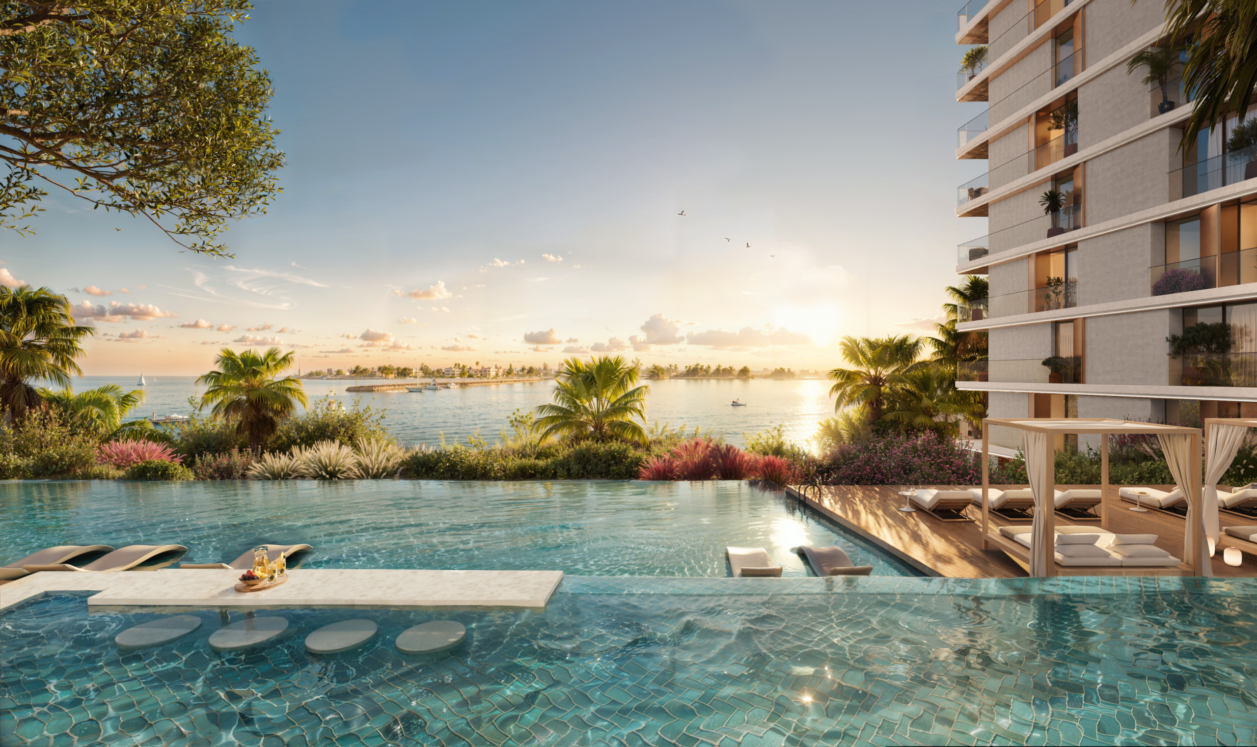 Leisure Pool Sunrise View Orise