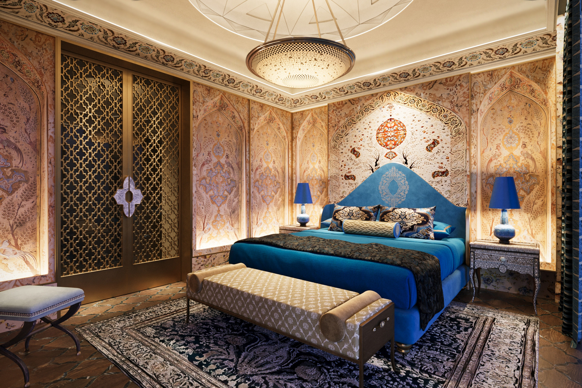 Burj Azizi – 75 Percent Concept_GR – Persia Bedroom Burj Azizi