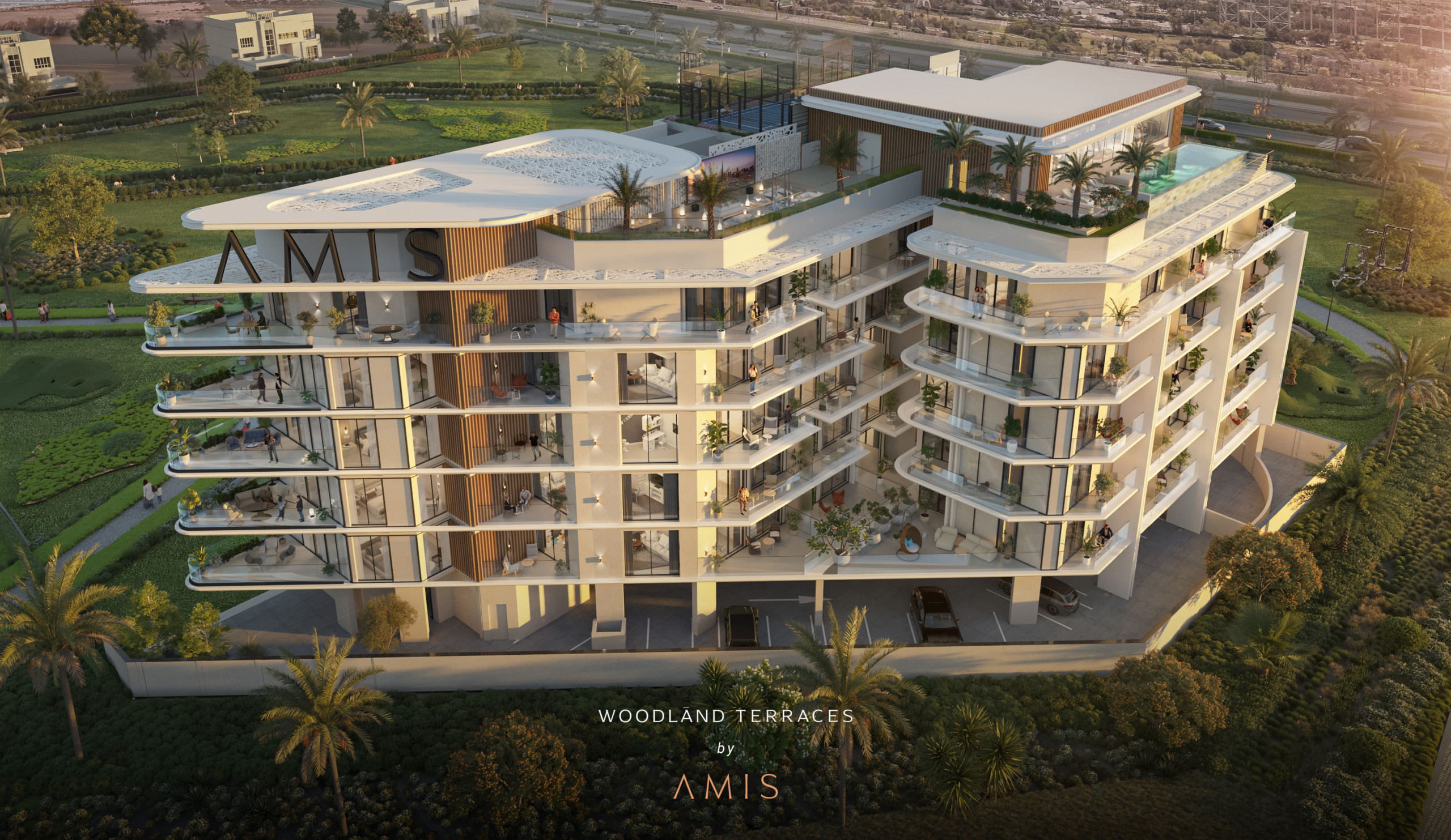 Woodland Terraces By AMIS – Aerial View Woodland Terraces