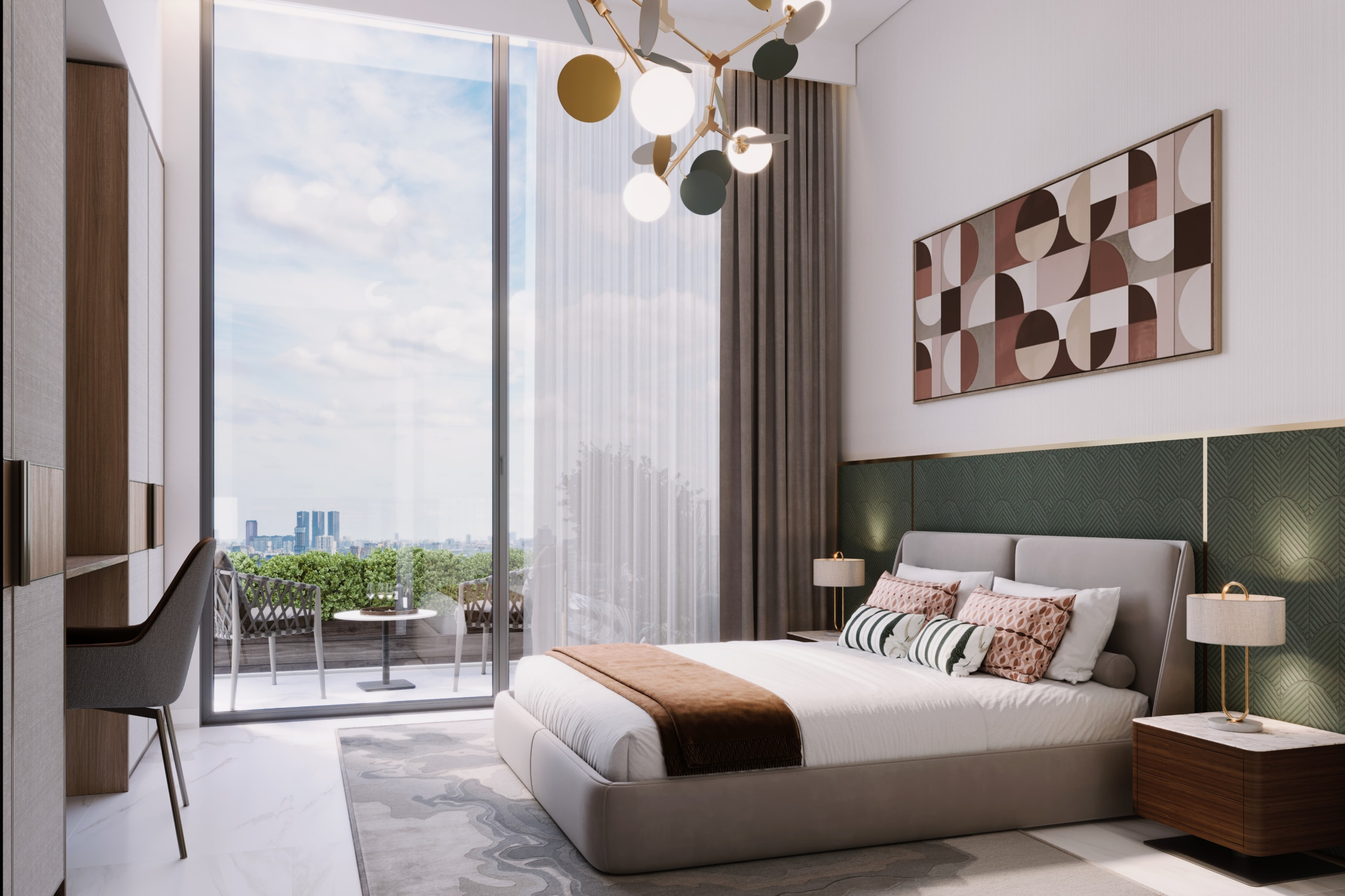 1BR BEDROOM (2) Azizi Milan