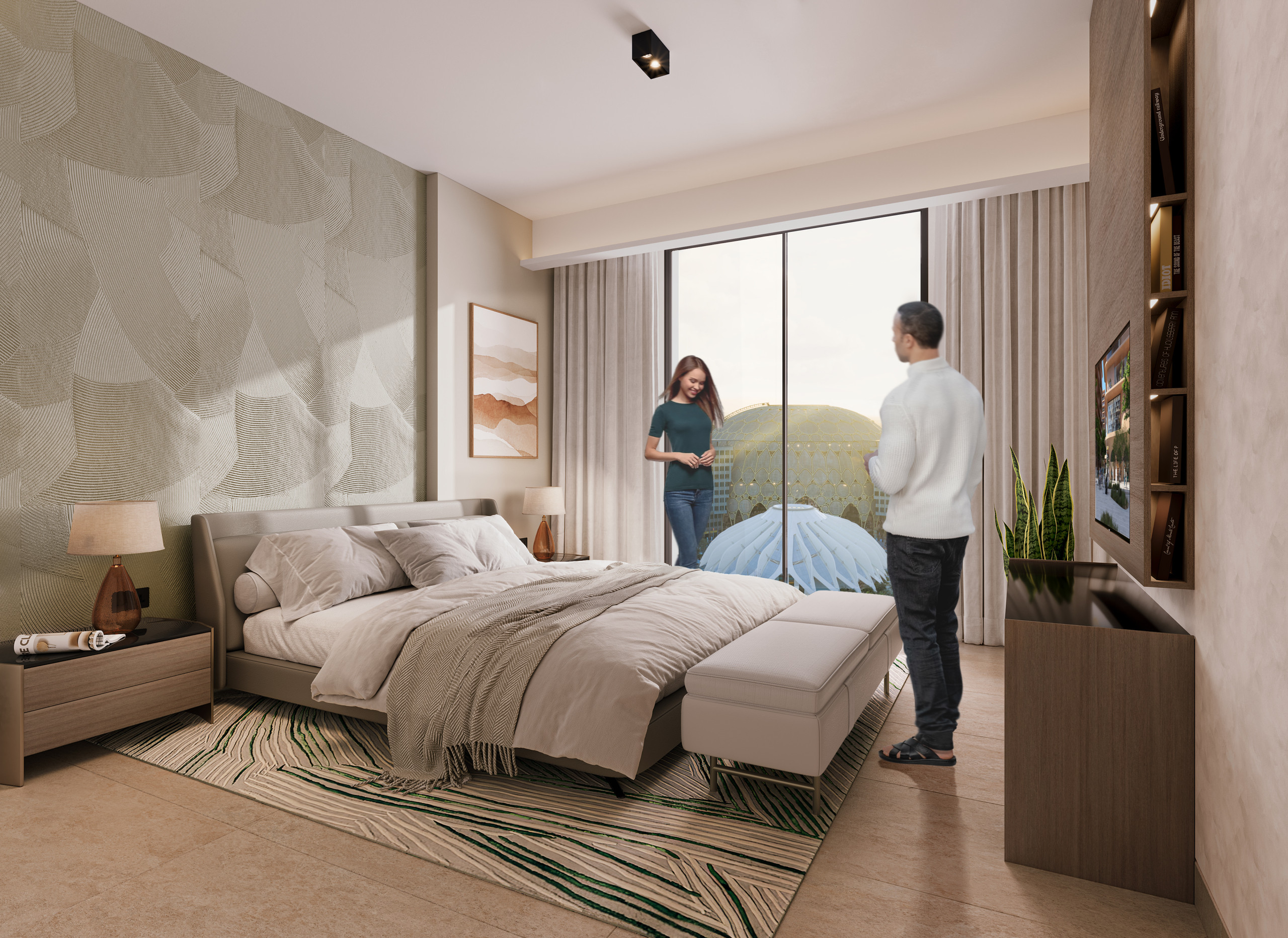 2BR Bedroom Sidr Residences