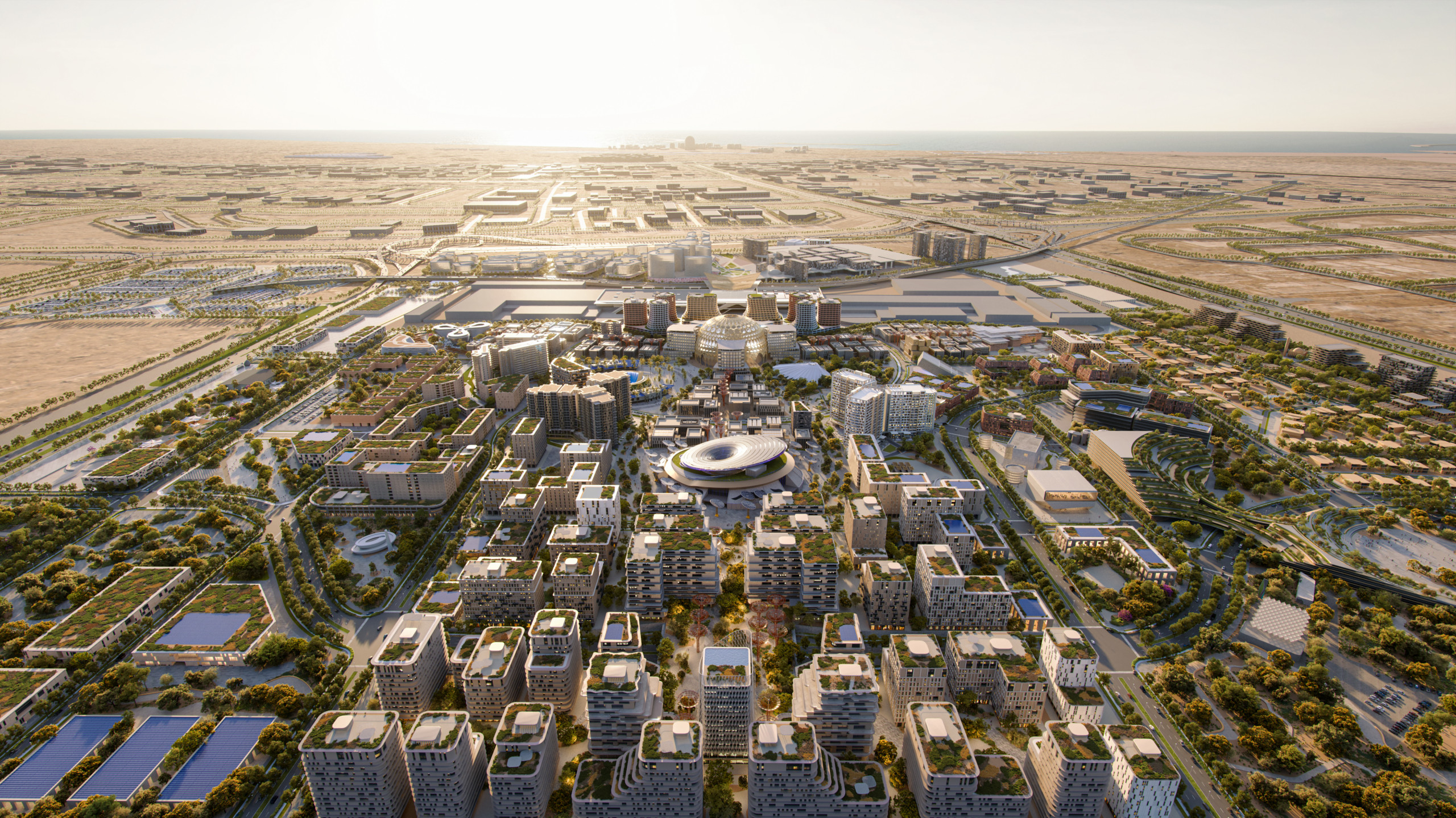 39_Aerial_UNStudio Sidr Residences