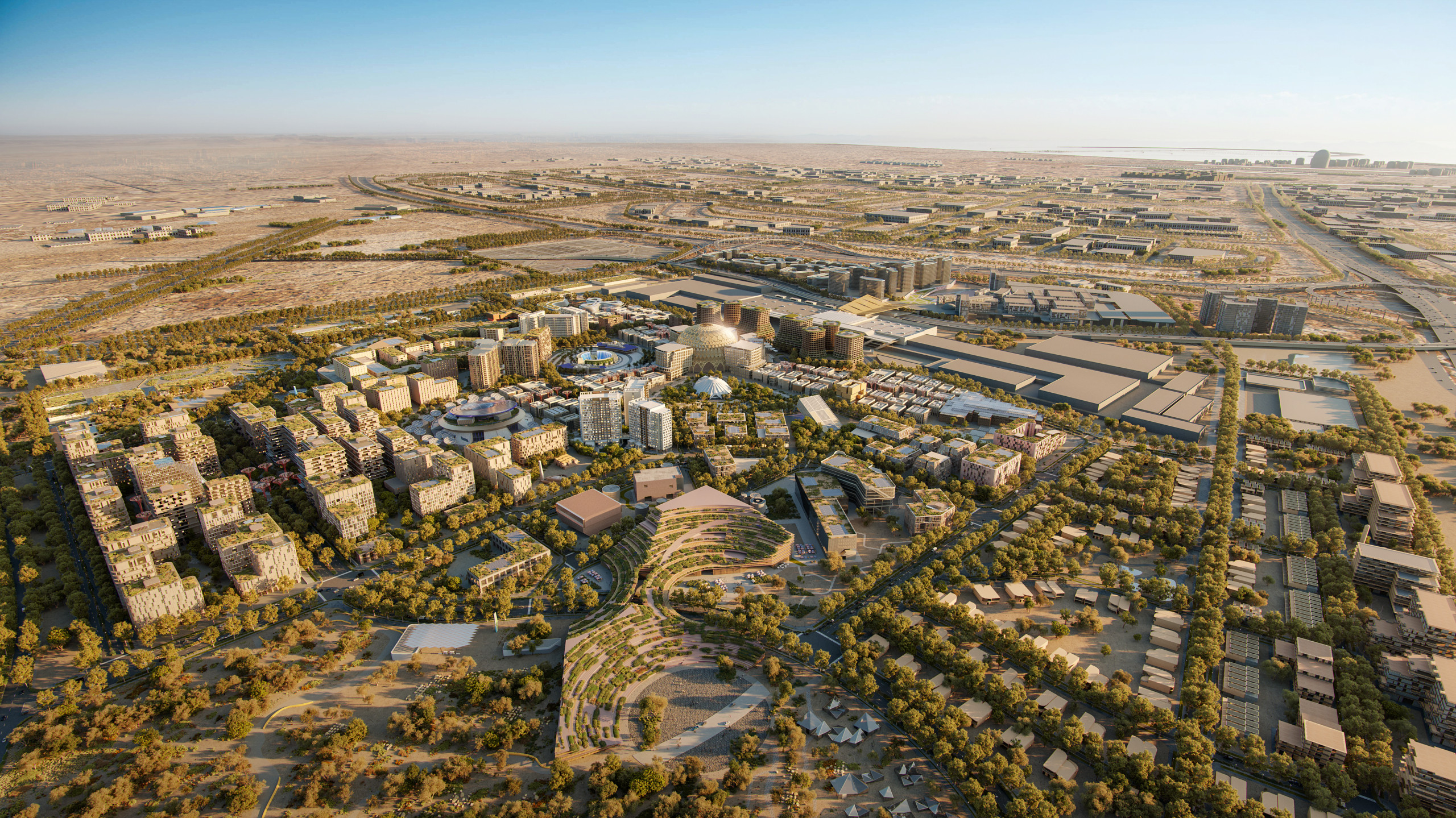 40_Aerial_UNStudio Sidr Residences