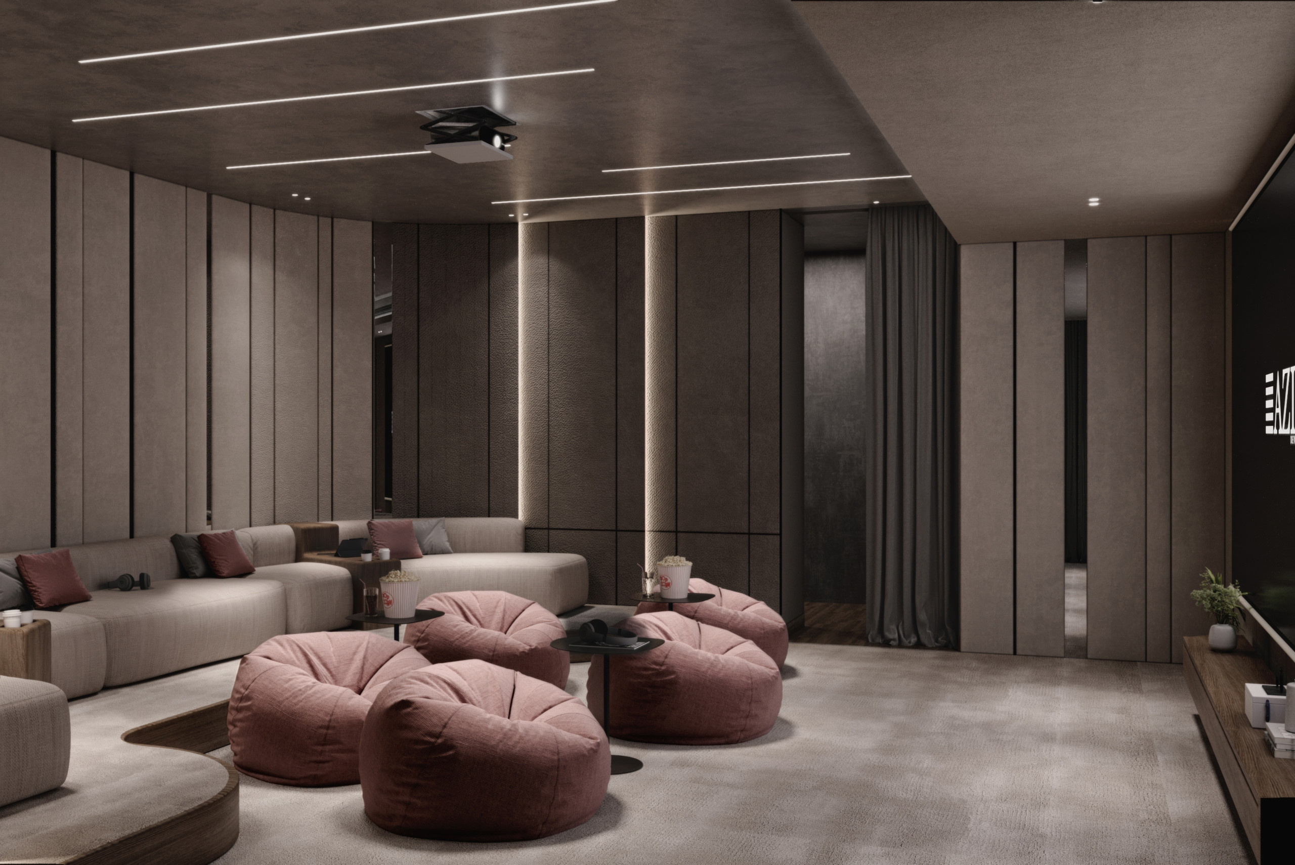 CINEMA ROOM_VIEW 1 Azizi Milan