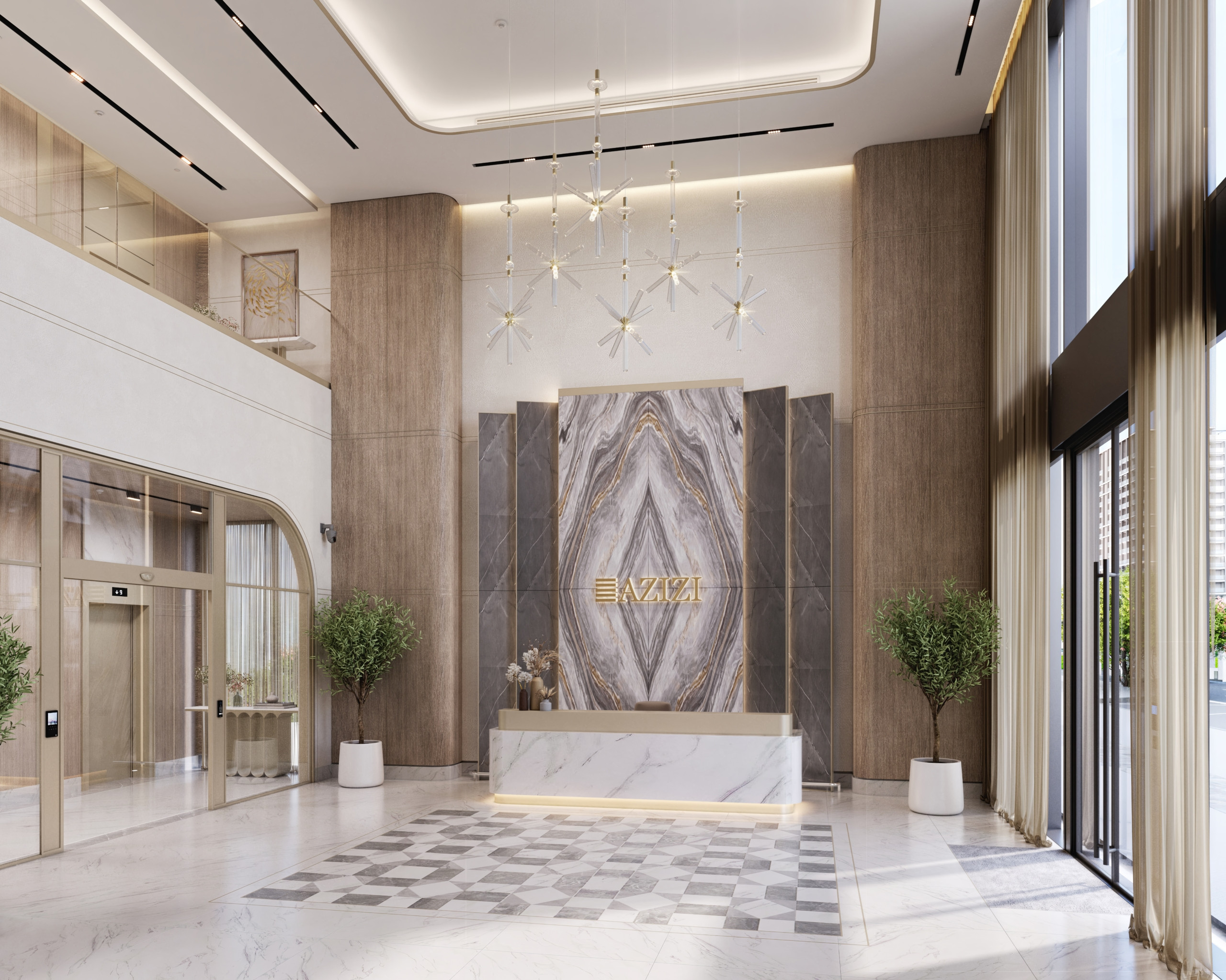 ENTRANCE LOBBY_VIEW 1 Azizi Milan