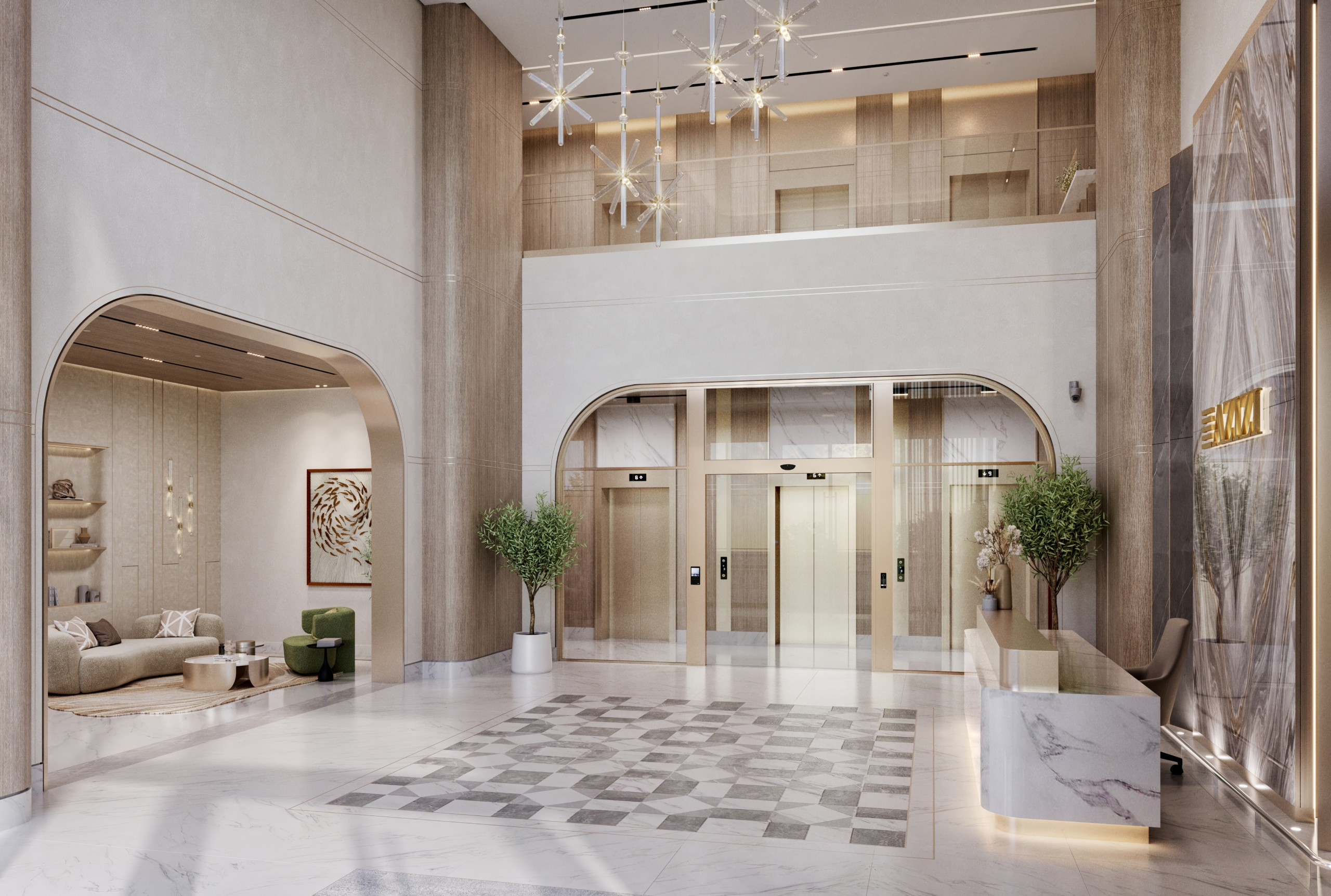 ENTRANCE LOBBY_VIEW 2 Azizi Milan