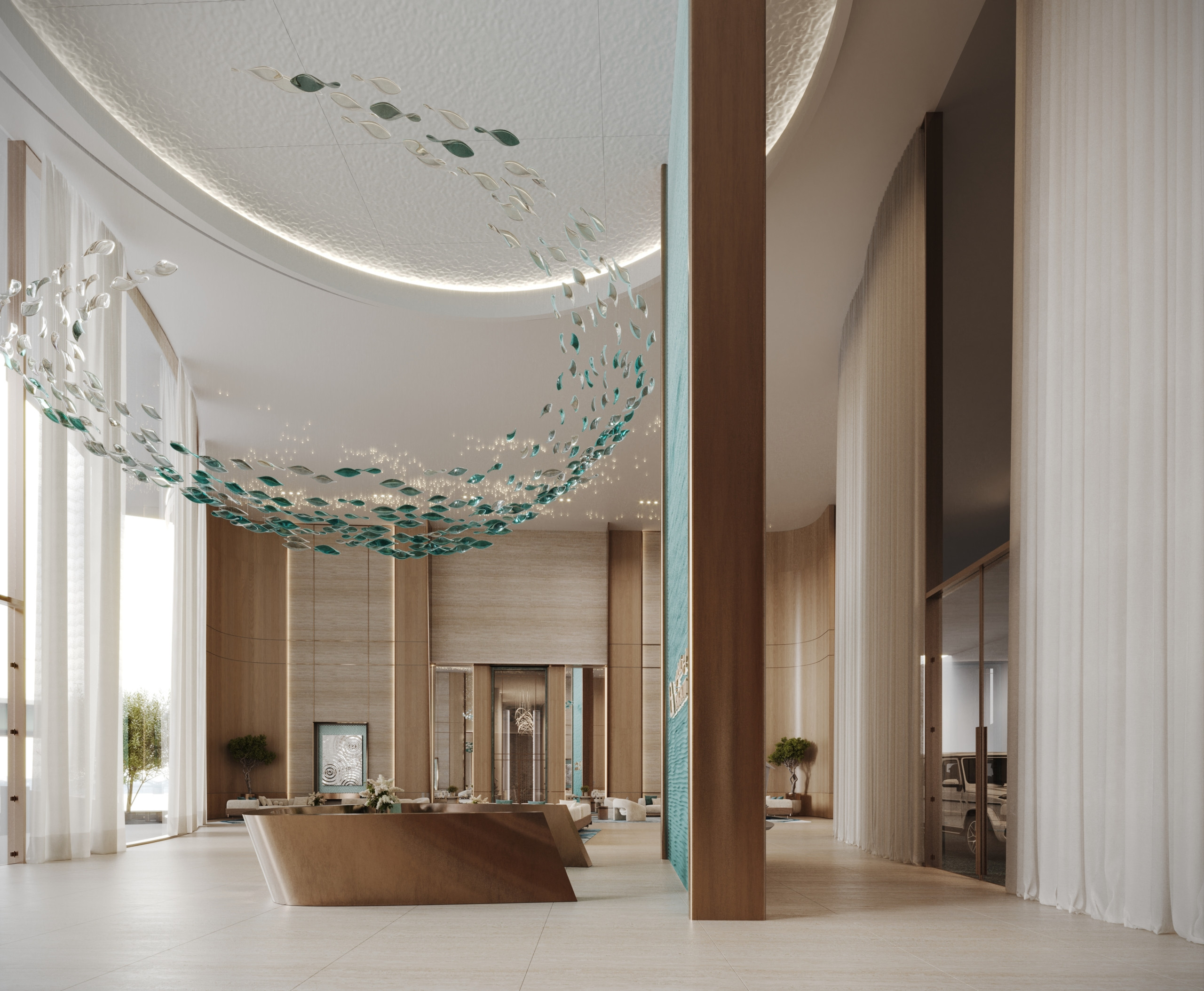 Aquarise Lobby-2 Binghatti Aquarise
