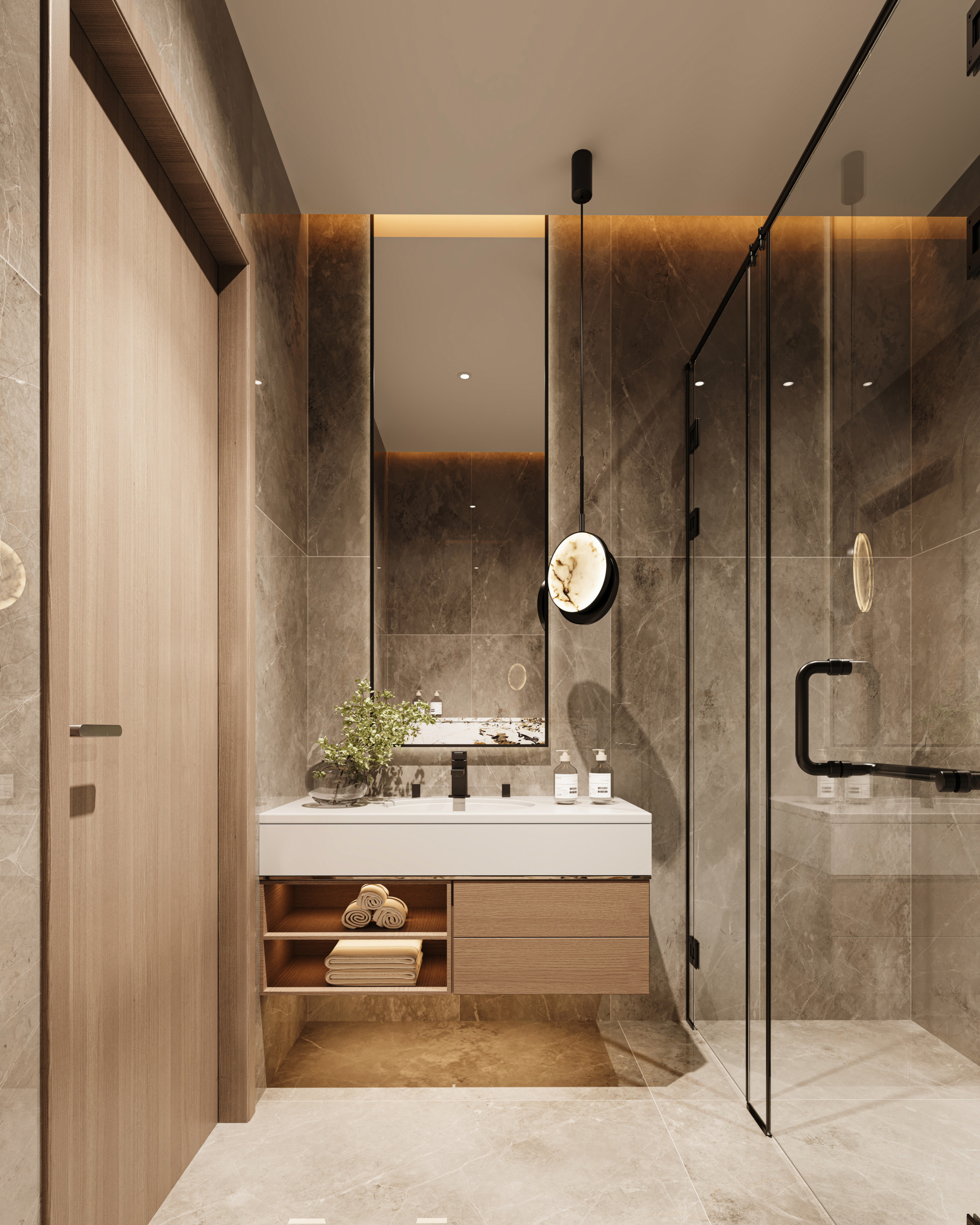 1bhk Master Bathroom ( dic 2 ) 1 Samana Hills South 2
