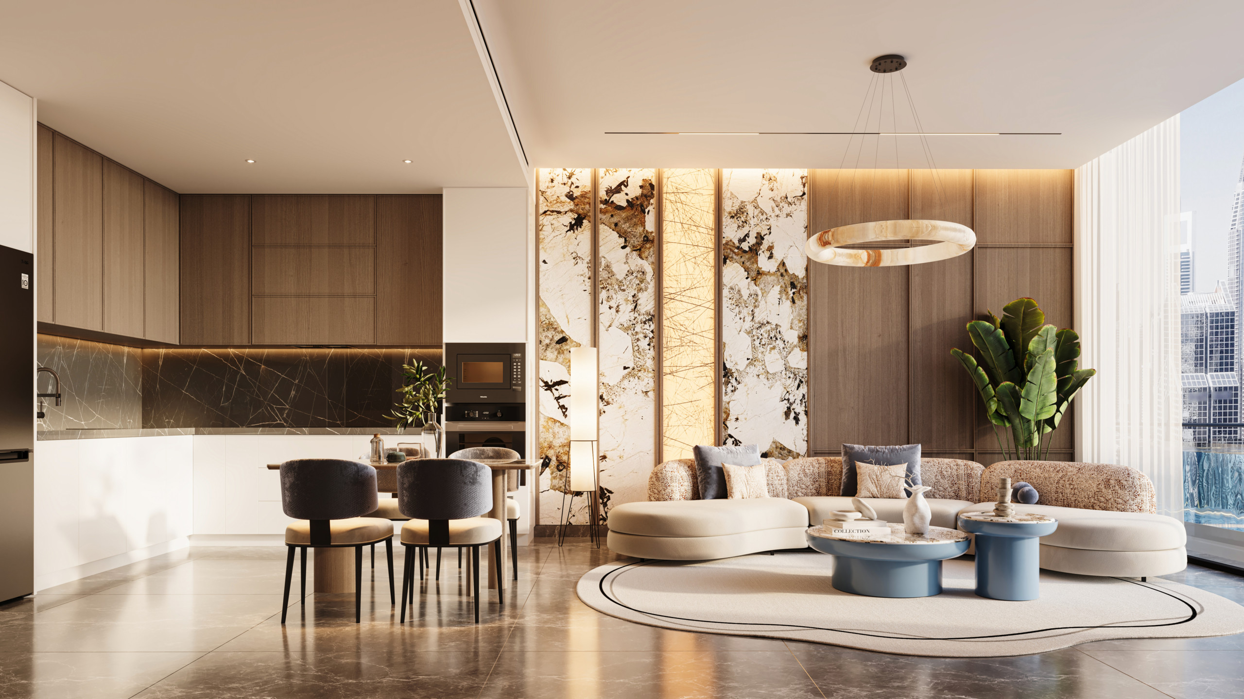 1bhk living&dinning ( dic 2 )4 Samana Hills South 2