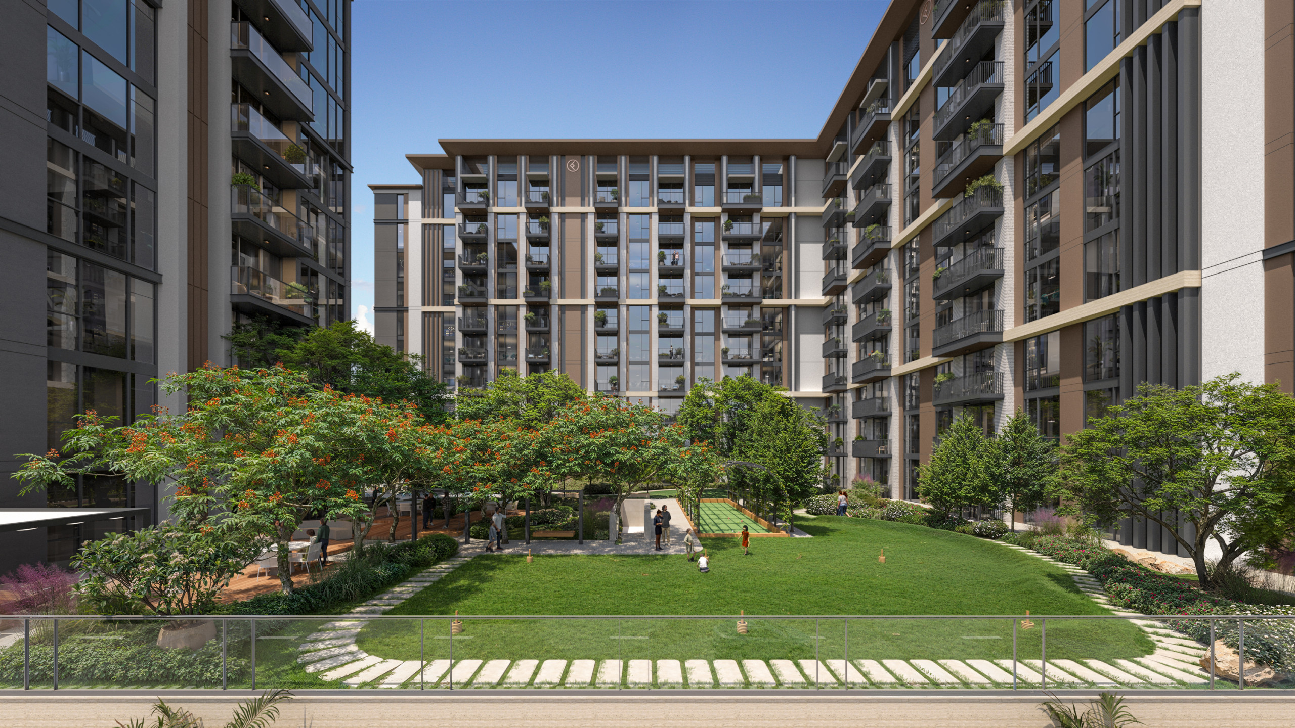 Windsor House – lawn Windsor House