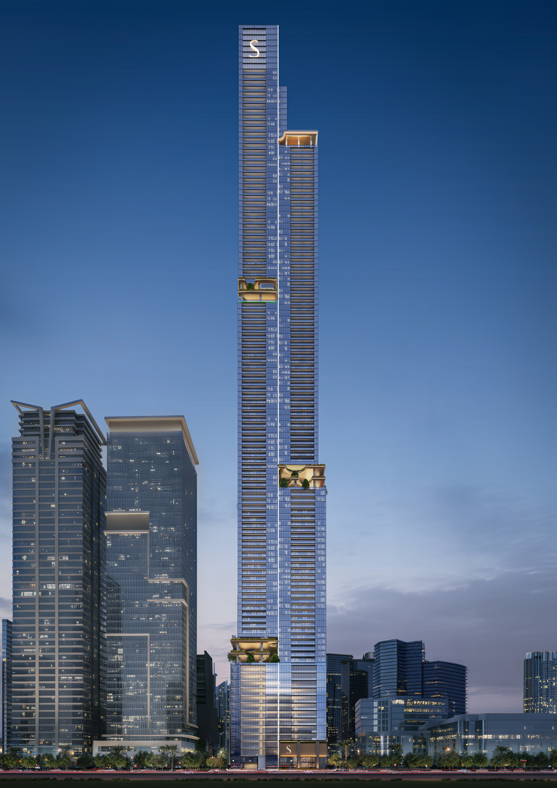 Elev.night 02 Sobha Skyparks