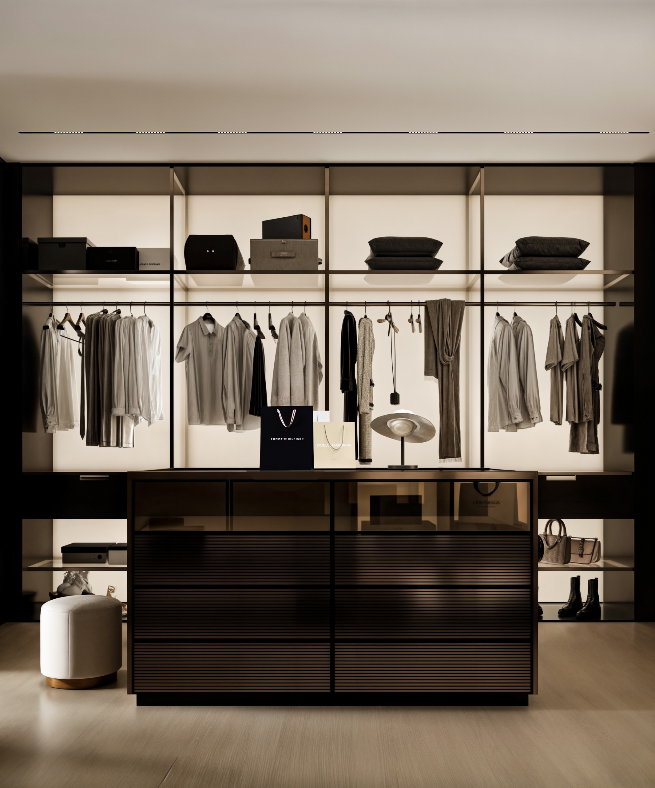 Master Closet(1) OMORIA Private Residences