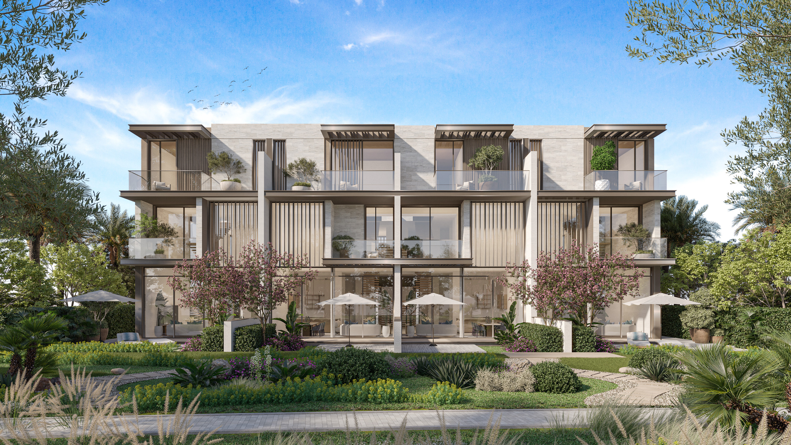 Nad Al Sheba Gardens Phase 11 Ext 3BR TH1 GARDEN Nad Al Sheba Gardens Phase 11