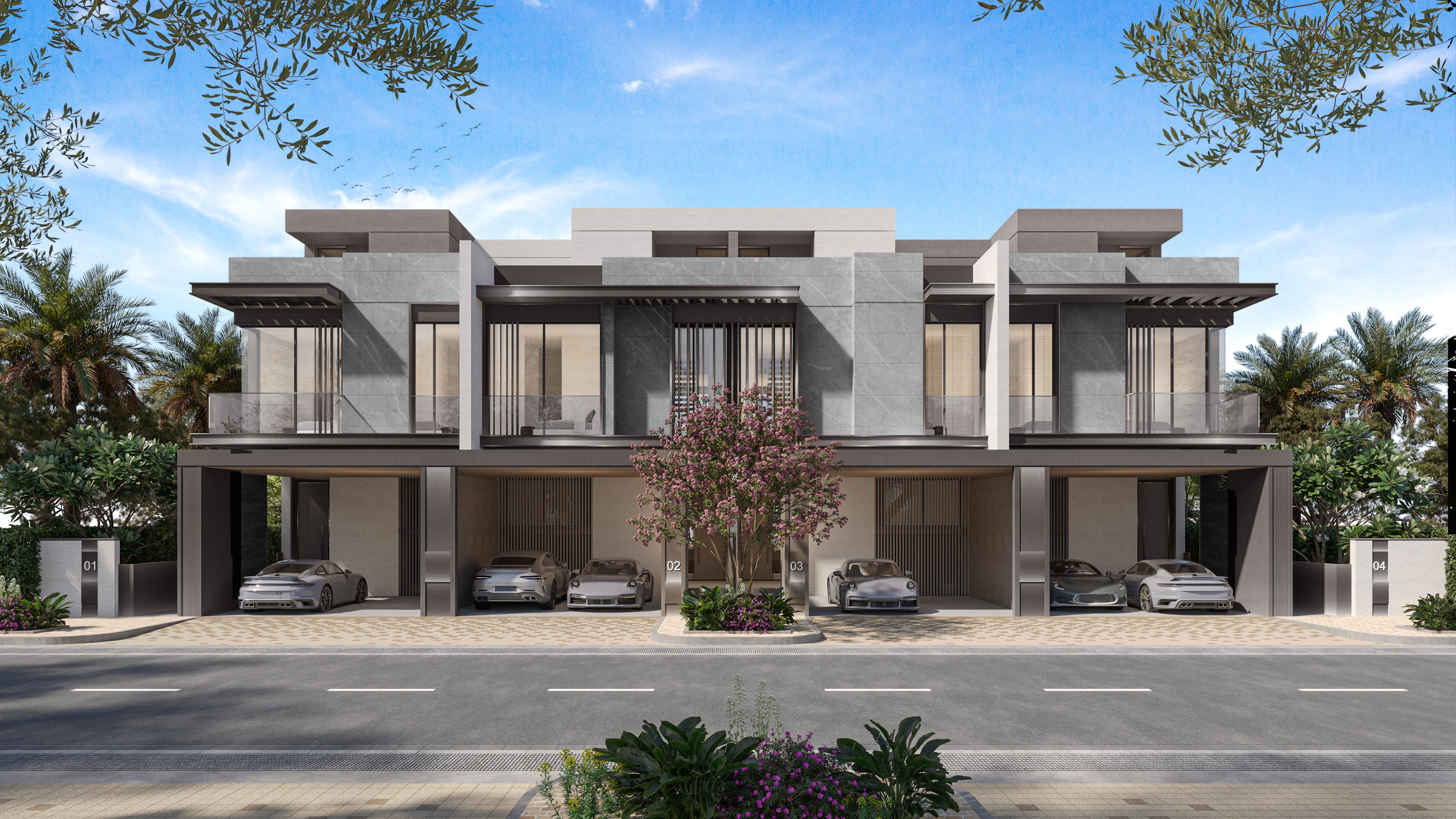 Nad Al Sheba Gardens Phase 11 Ext 3BR TH1 GREY-STREET Nad Al Sheba Gardens Phase 11