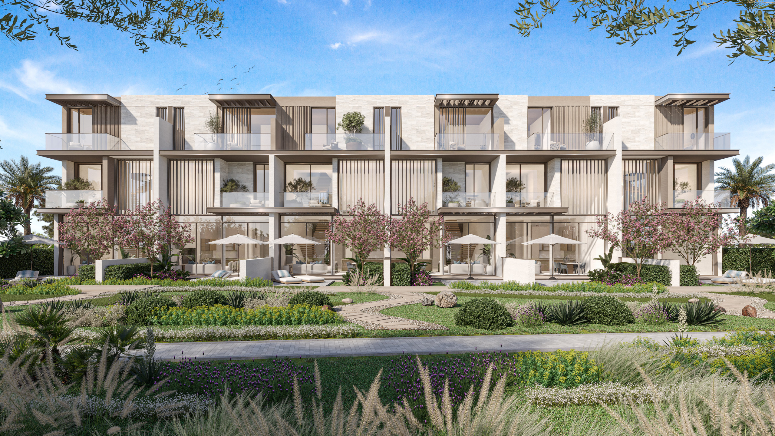 Nad Al Sheba Gardens Phase 11 Ext 3BR TH2 GARDEN Nad Al Sheba Gardens Phase 11