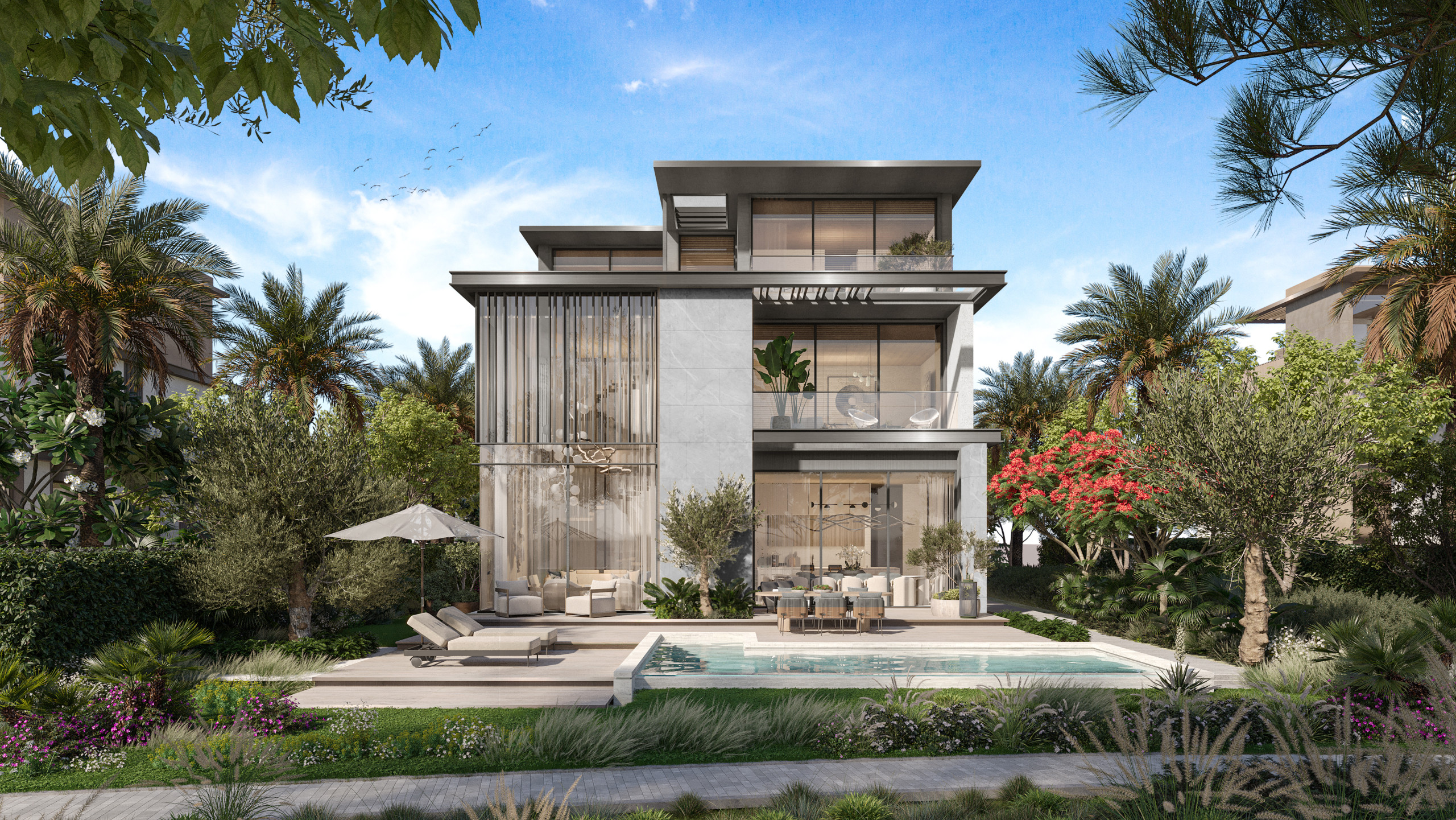 Nad Al Sheba Gardens Phase 11 Ext 4BR GREY-GARDEN Nad Al Sheba Gardens Phase 11