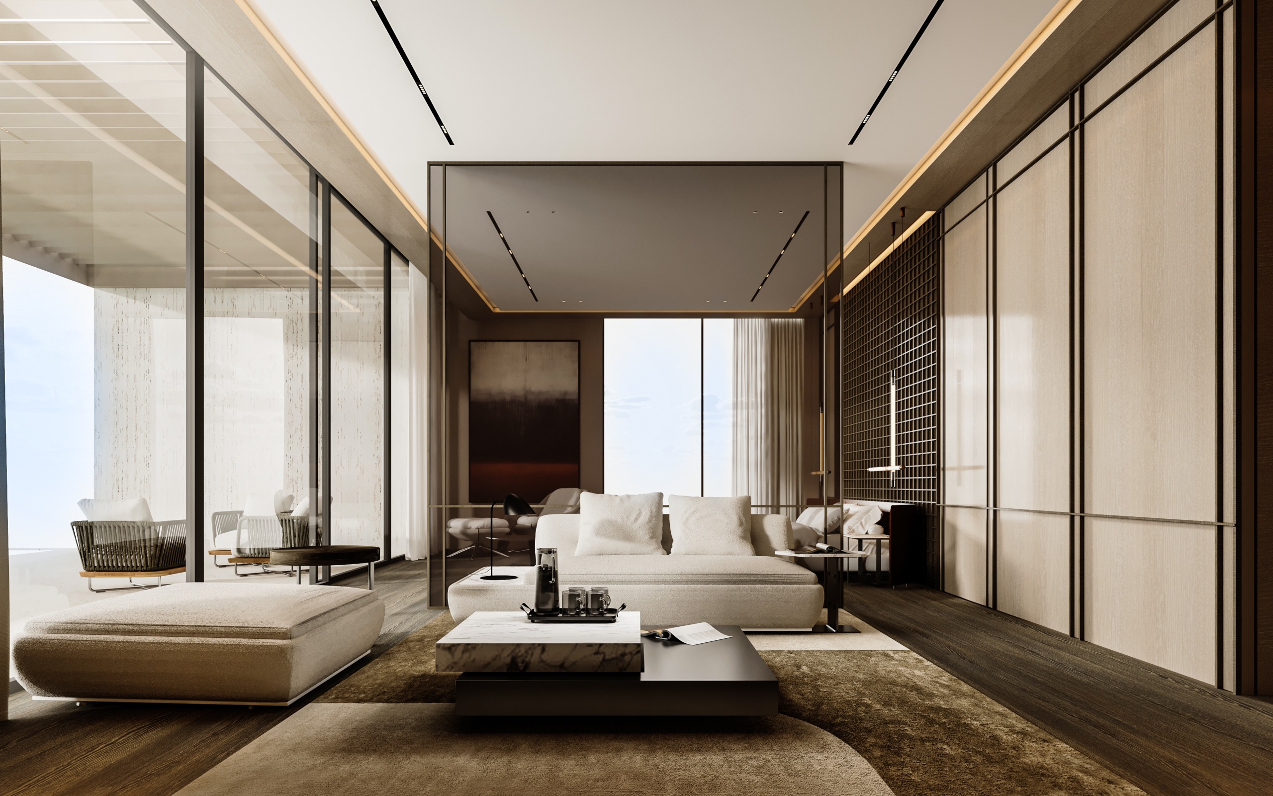 Penthouse Master Bedroom 3 OMORIA Private Residences
