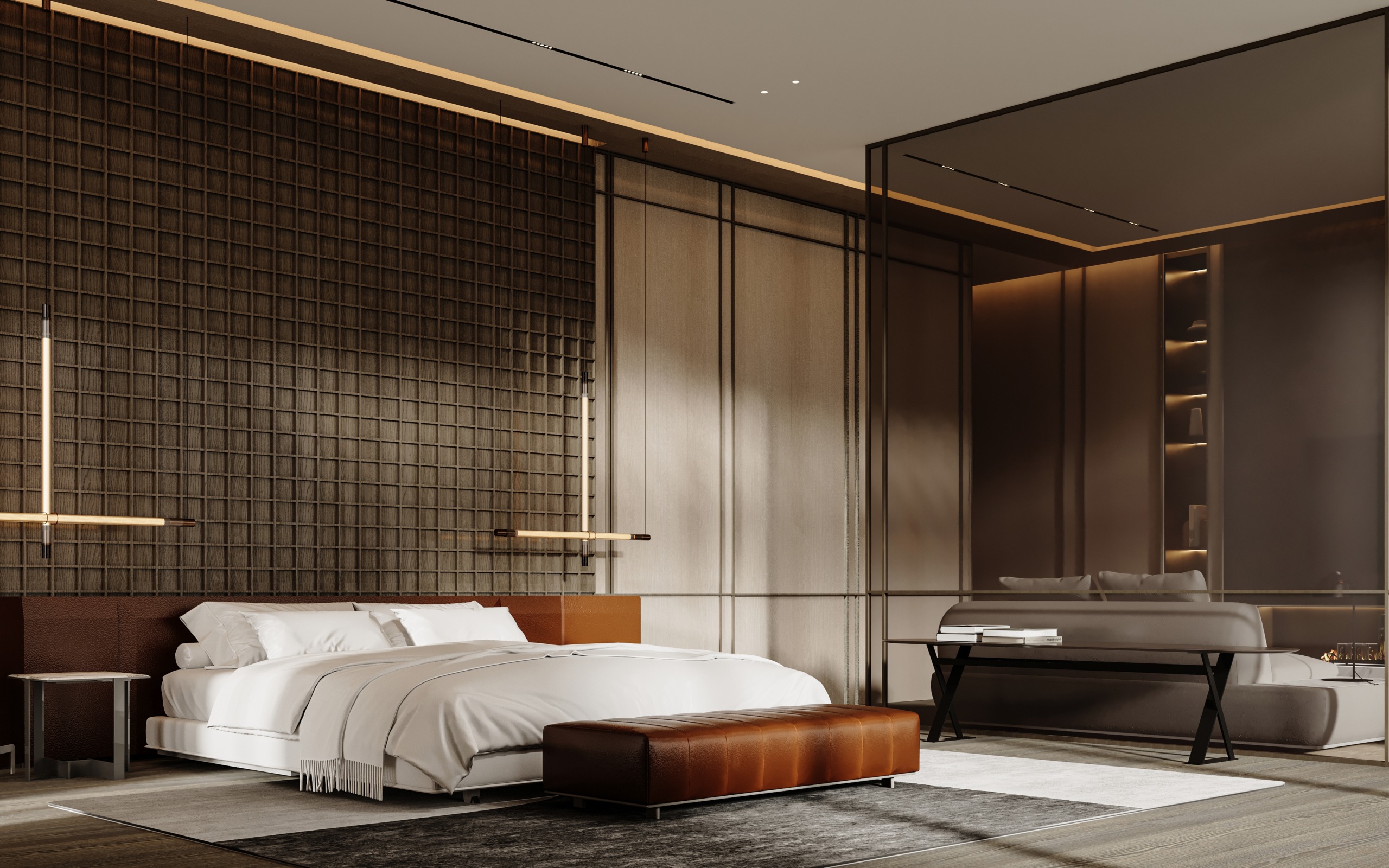 Penthouse Master Bedroom OMORIA Private Residences