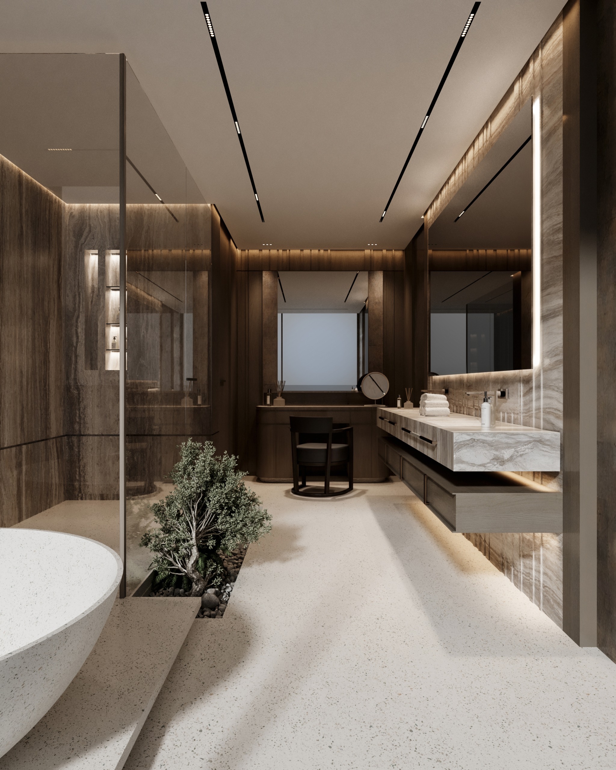 Penthouse master bathroom 2 OMORIA Private Residences