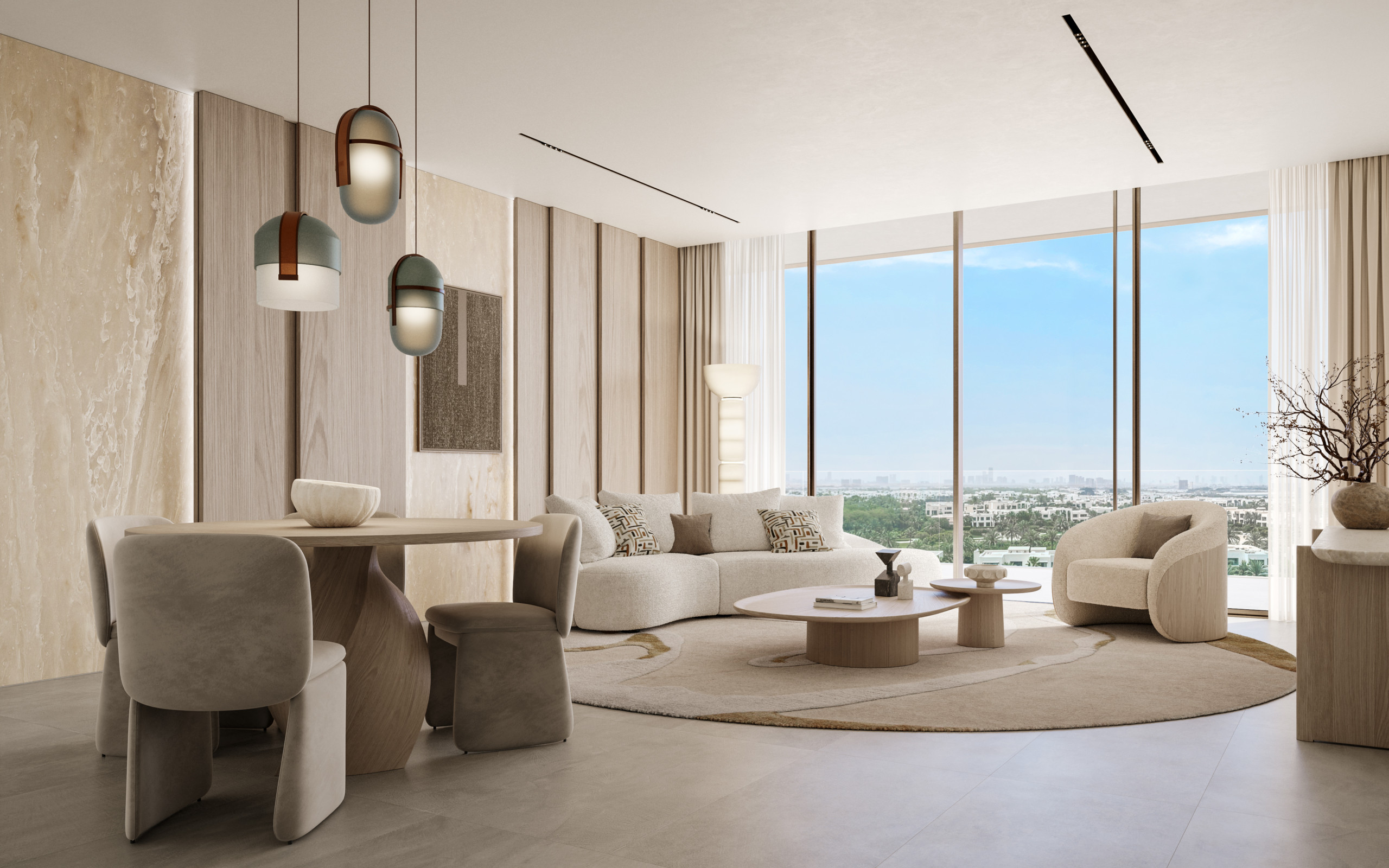 Hado_1BR Apartment_Living Room HADO