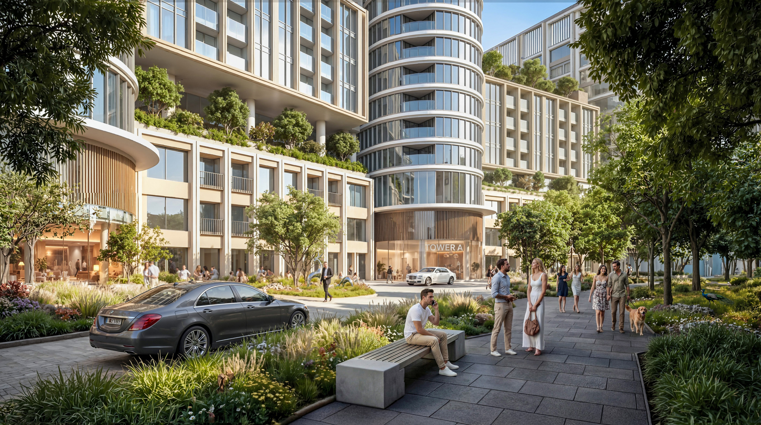 06 – Arrival Park The Brooks at Sobha Sanctuary