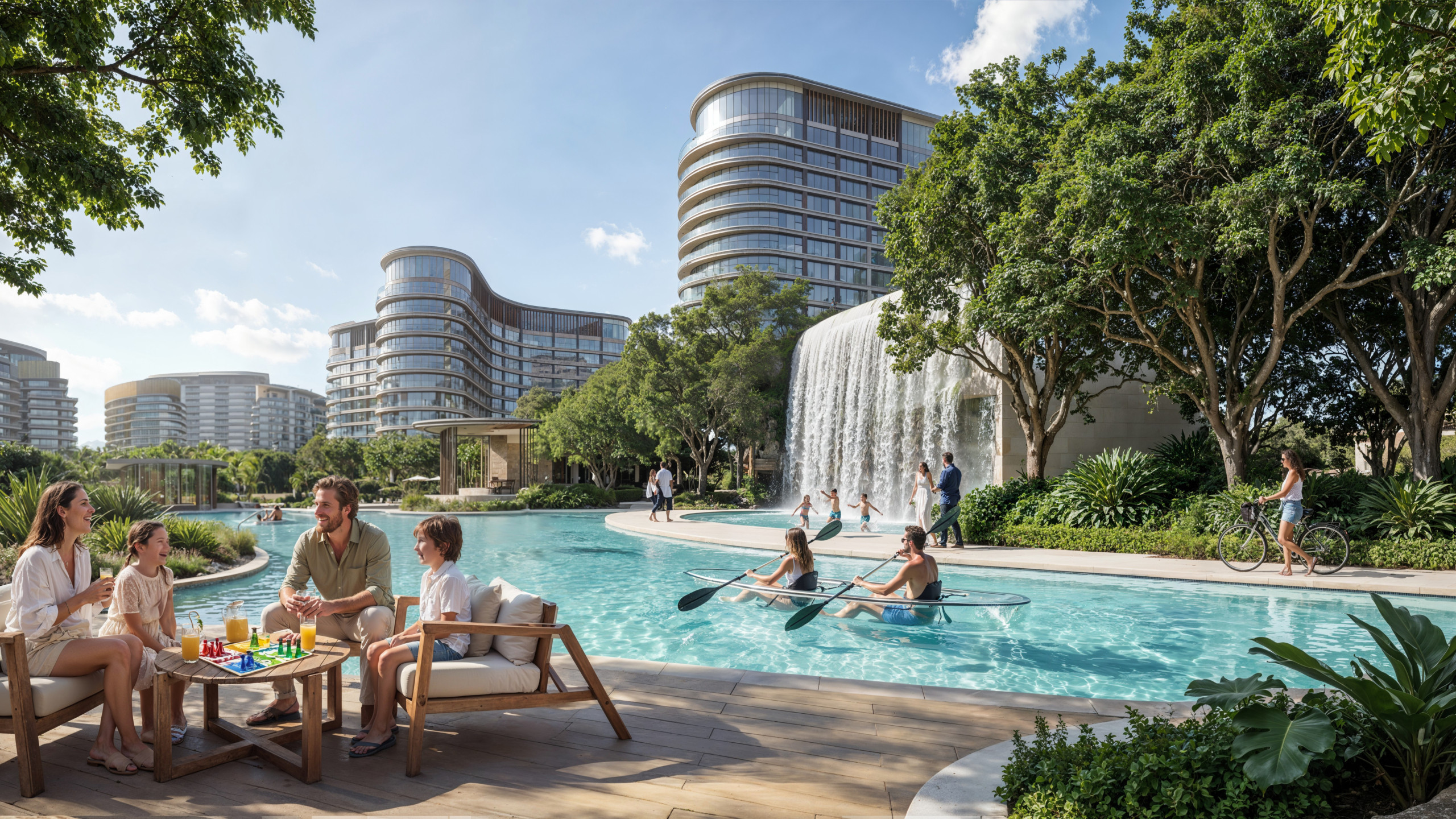 10 – waterfall The Brooks at Sobha Sanctuary