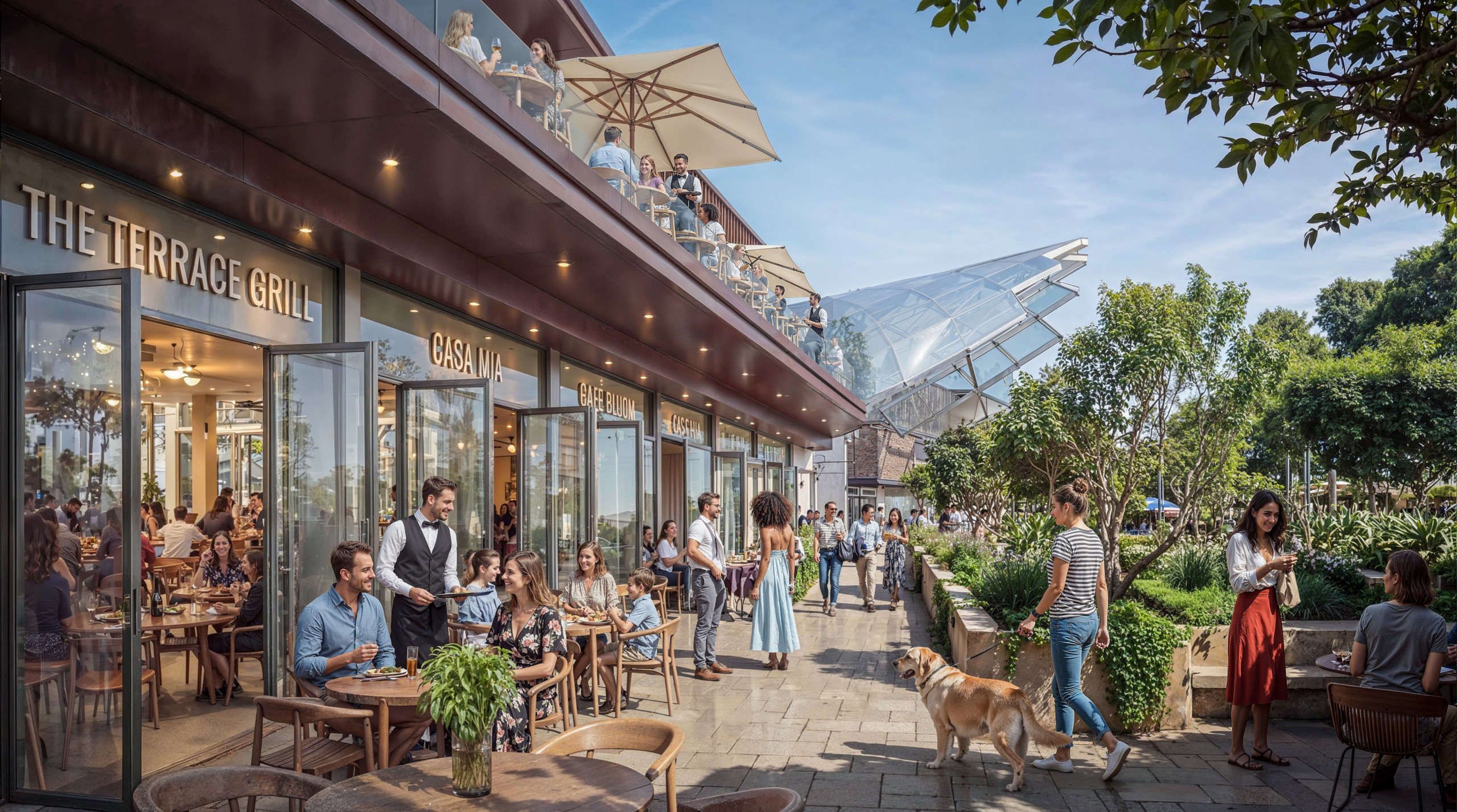 12 – Retail Dinig Experience The Brooks at Sobha Sanctuary