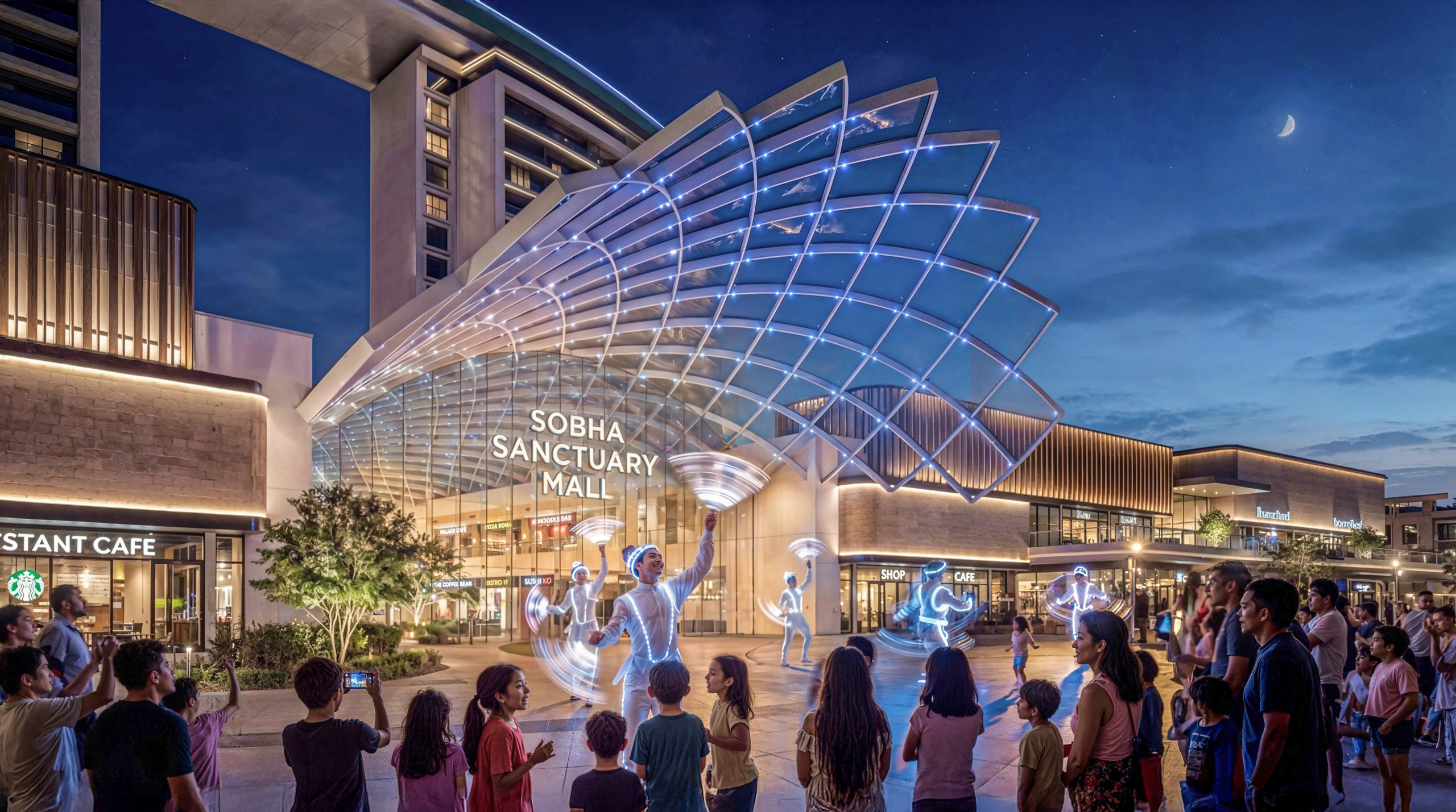 13 – Mall – Event plaza The Brooks at Sobha Sanctuary