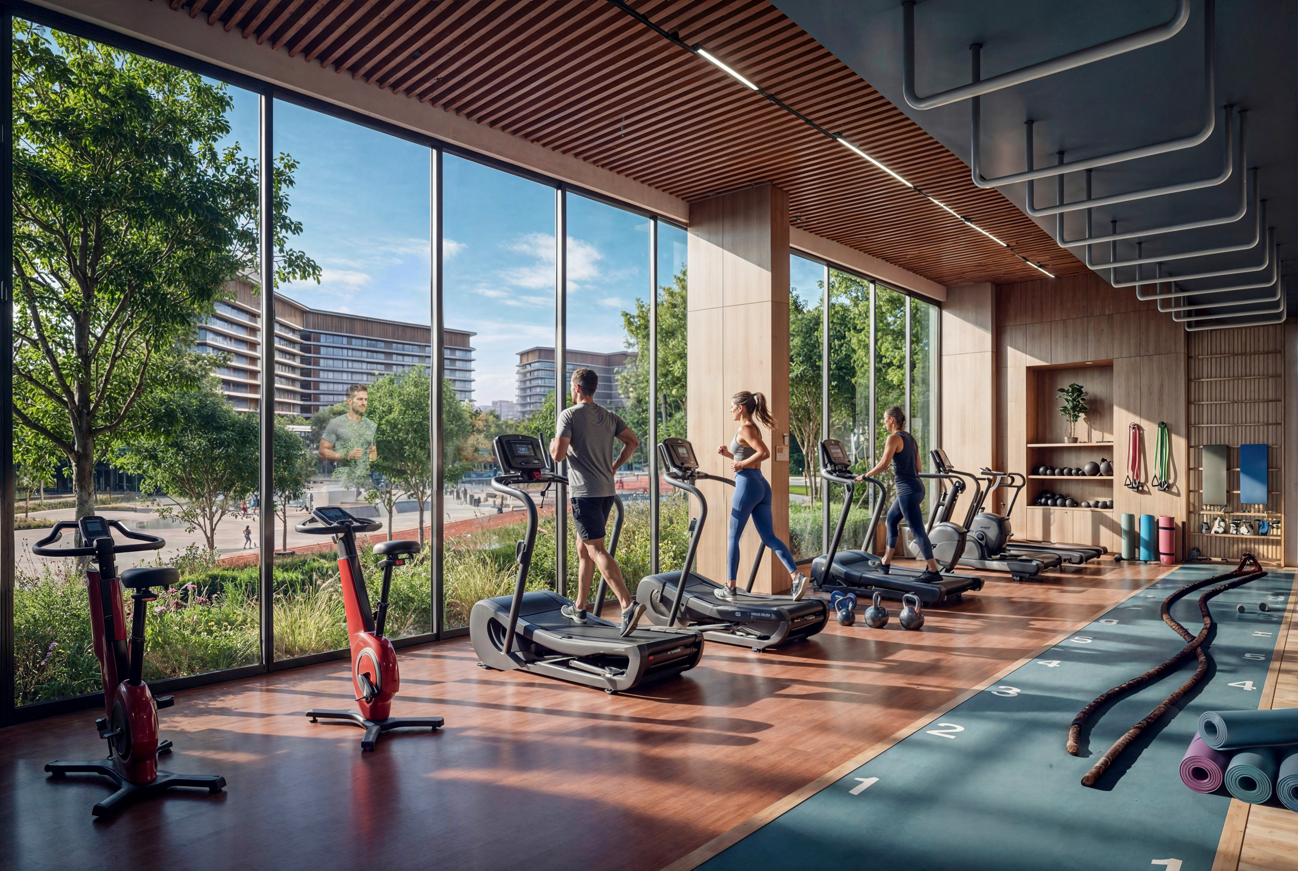 15 – Cardio_training zone The Brooks at Sobha Sanctuary