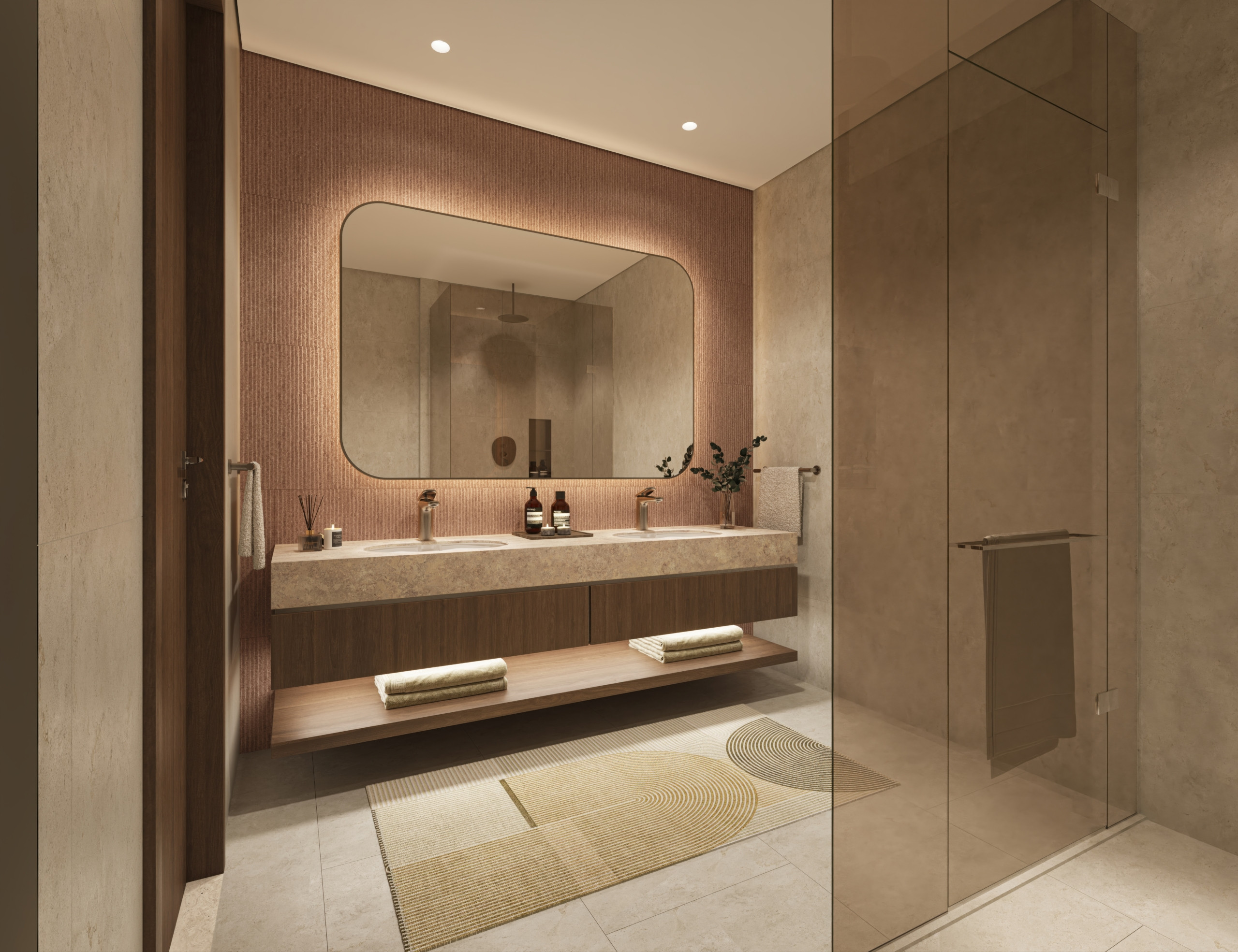 3 Bedroom – Bathroom Artistry One Residences