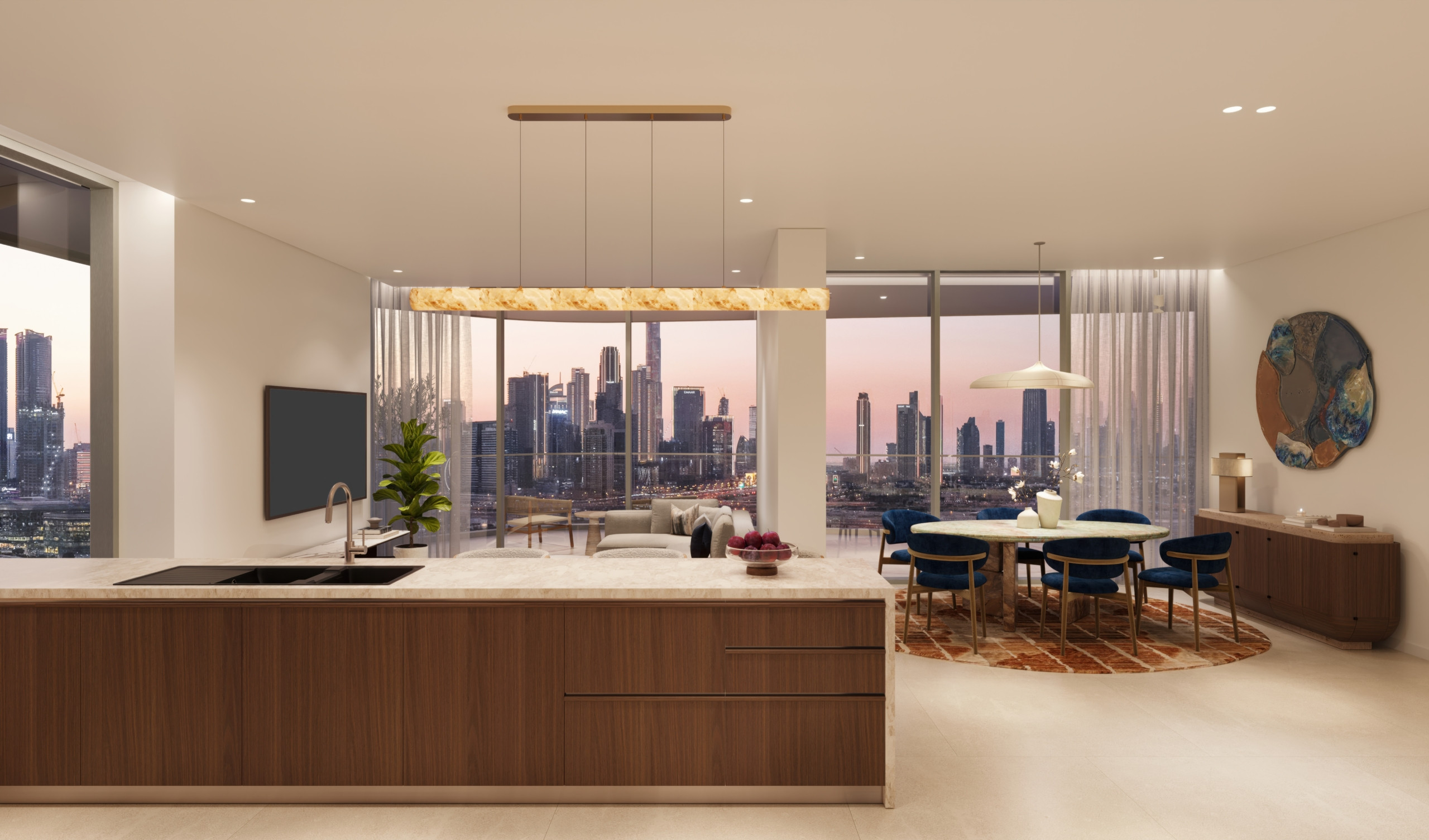 3 Bedroom – Kitchen Artistry One Residences