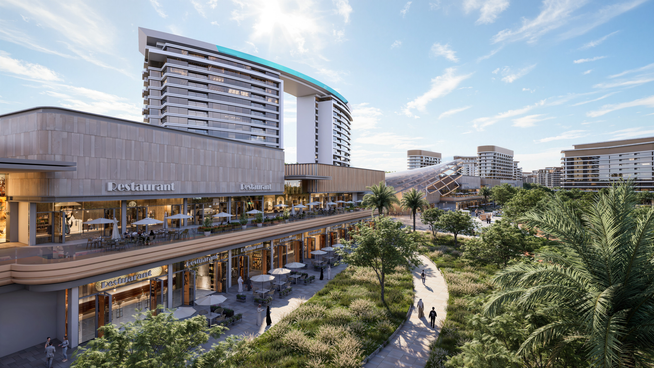 EXT (3) Retail Boulevard The Brooks at Sobha Sanctuary