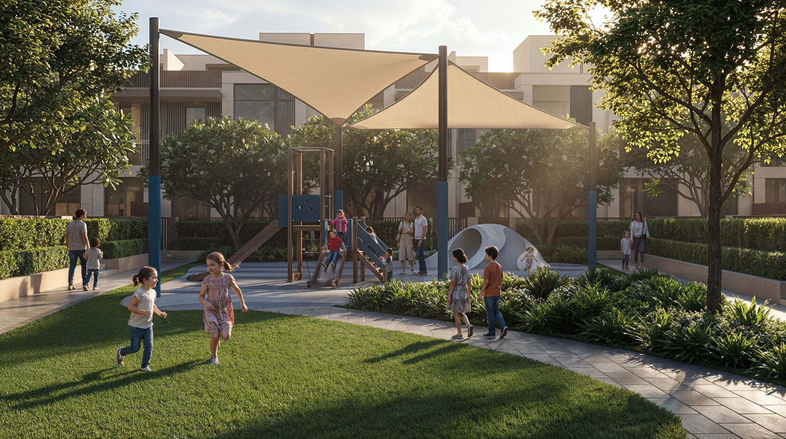 Kids Play The Brooks at Sobha Sanctuary