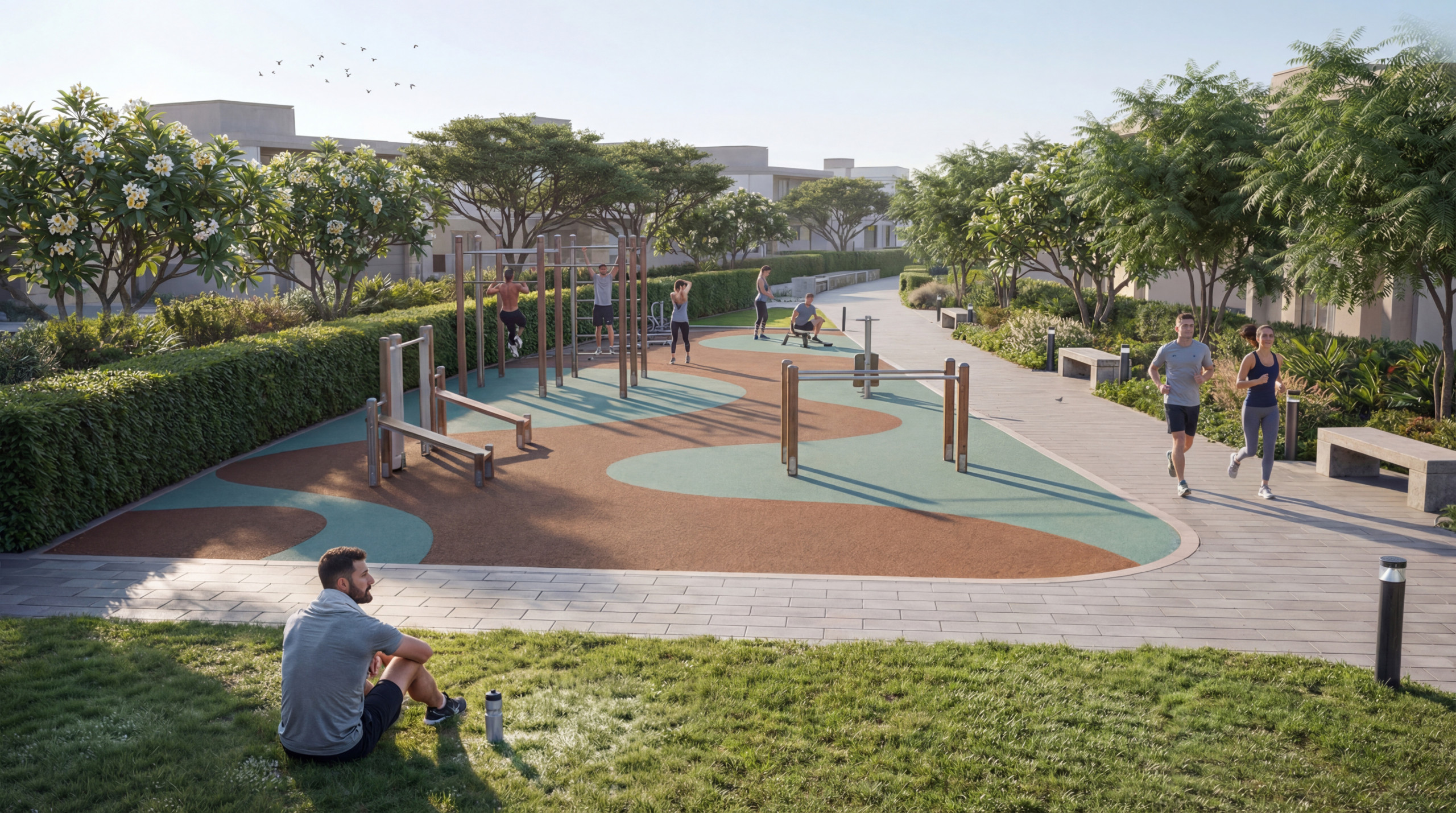 Outdoor Fitness The Brooks at Sobha Sanctuary
