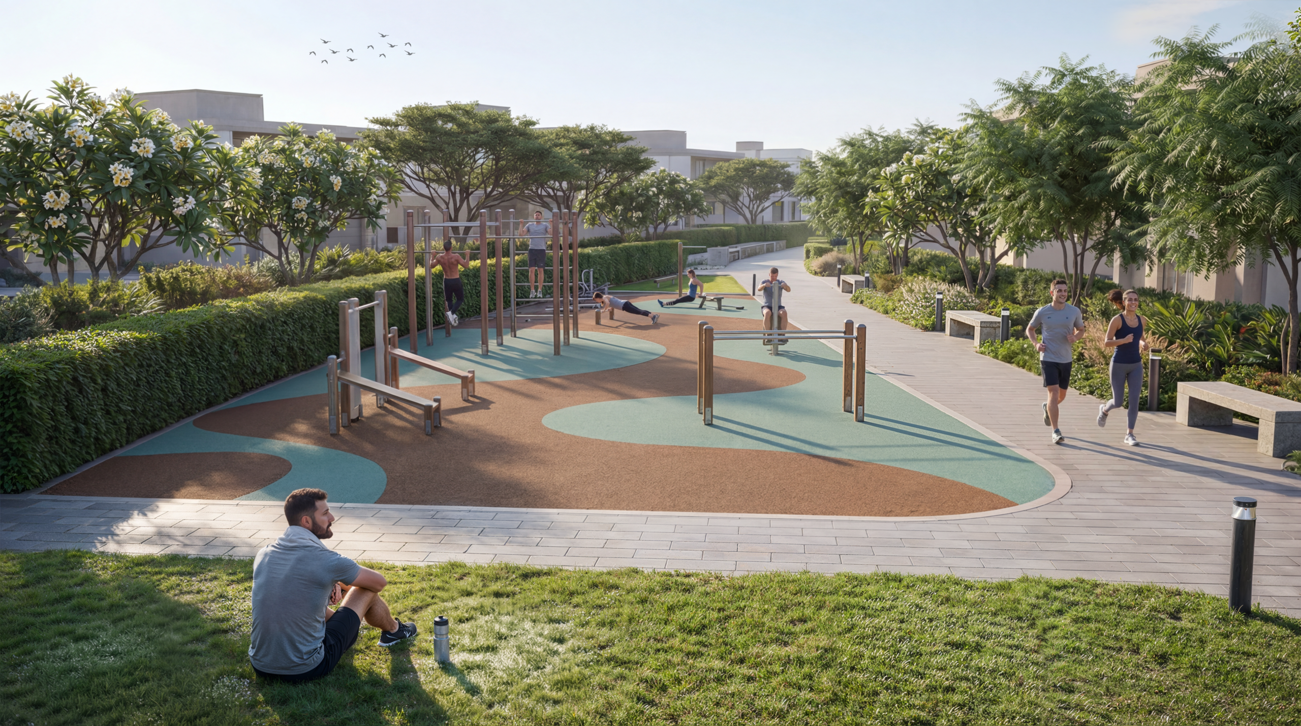 Outdoor Fitness The Brooks at Sobha Sanctuary