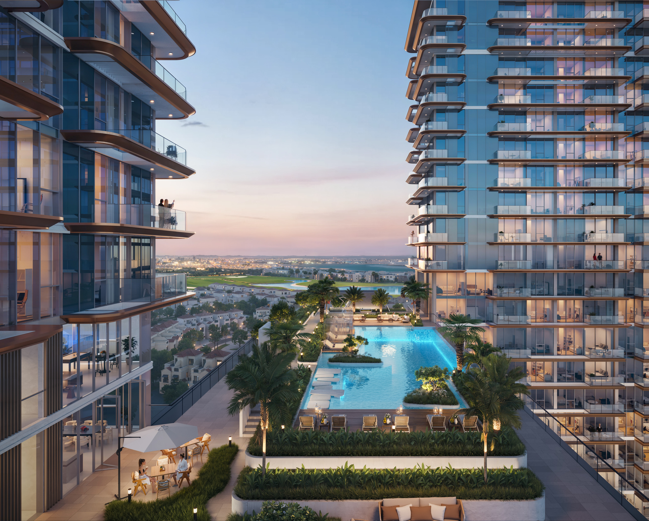 Soto Grande – Upper level pool 2 Mercedes-Benz Places – Binghatti City