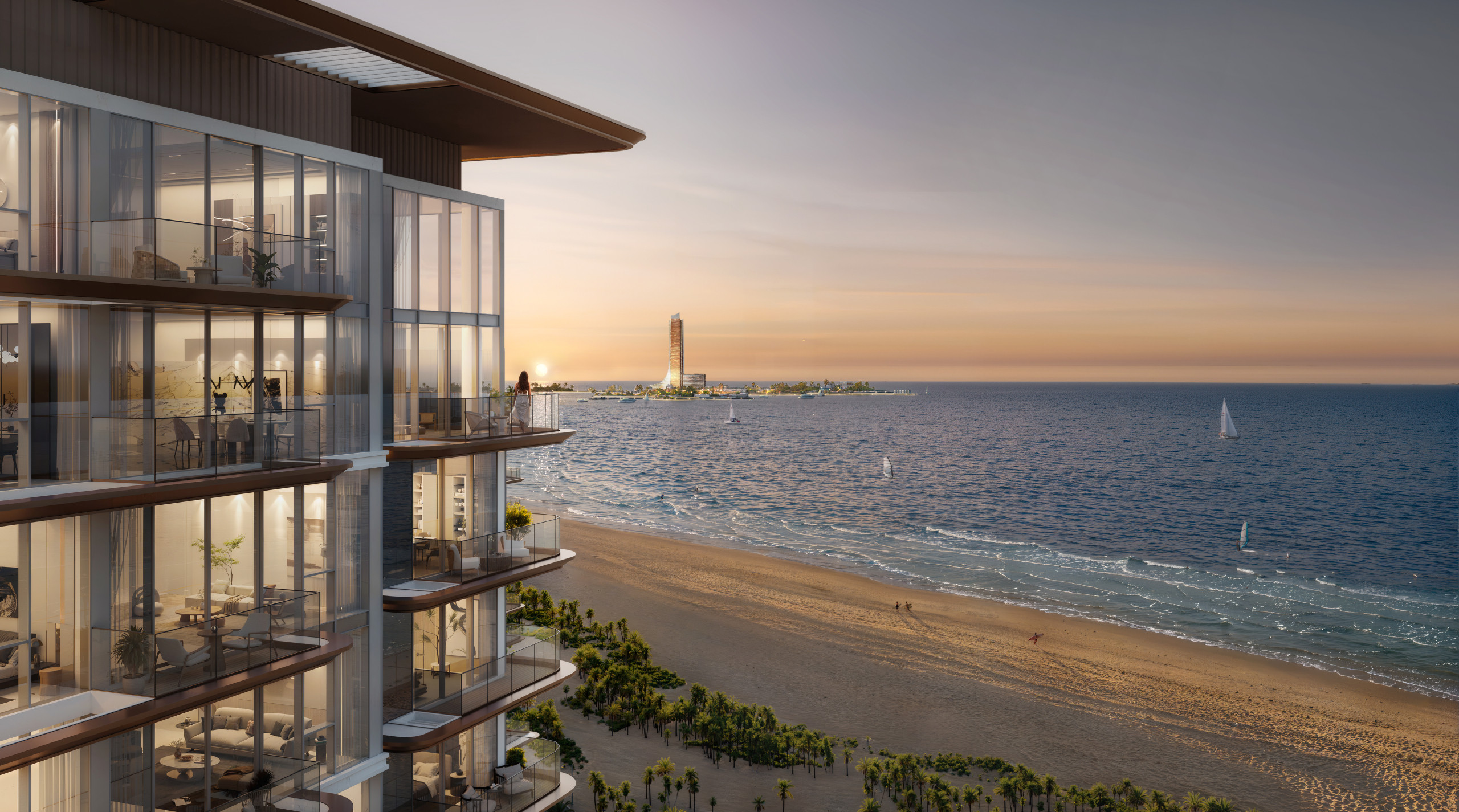 Soto Grande- balcony view Mercedes-Benz Places – Binghatti City