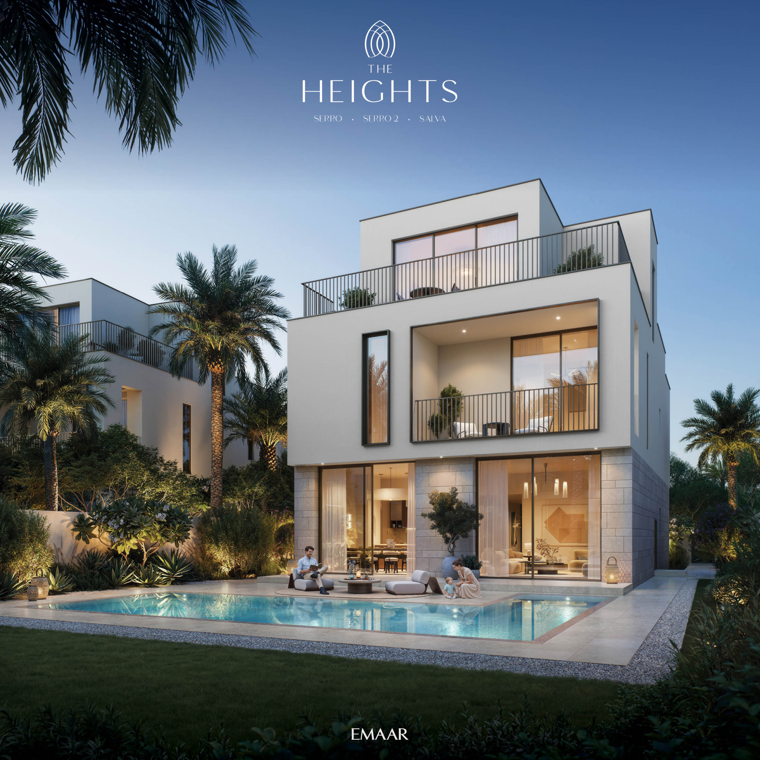 THE_HEIGHTS_4br_type_a_back_the_heights_3D_render_by_VV The Heights Country Club & Wellness